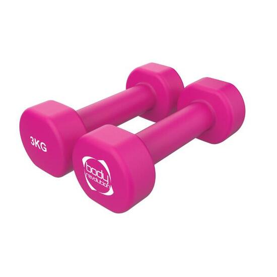 2 x 3 kg hantle neoprenowe
