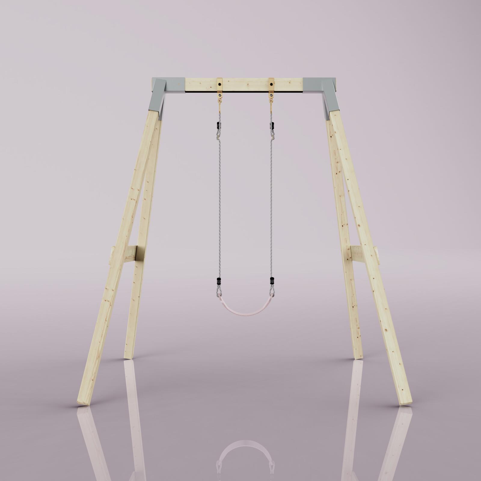 Schaukel Giraffe in Altrosa - 182 × 196 × 212 cm 2/6
