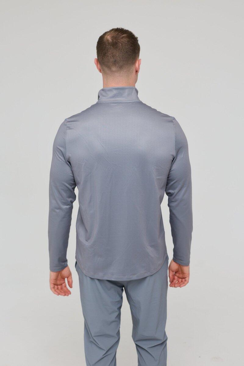 Femme Fitness Haut 1/4 Zip Elite Gris 3/4
