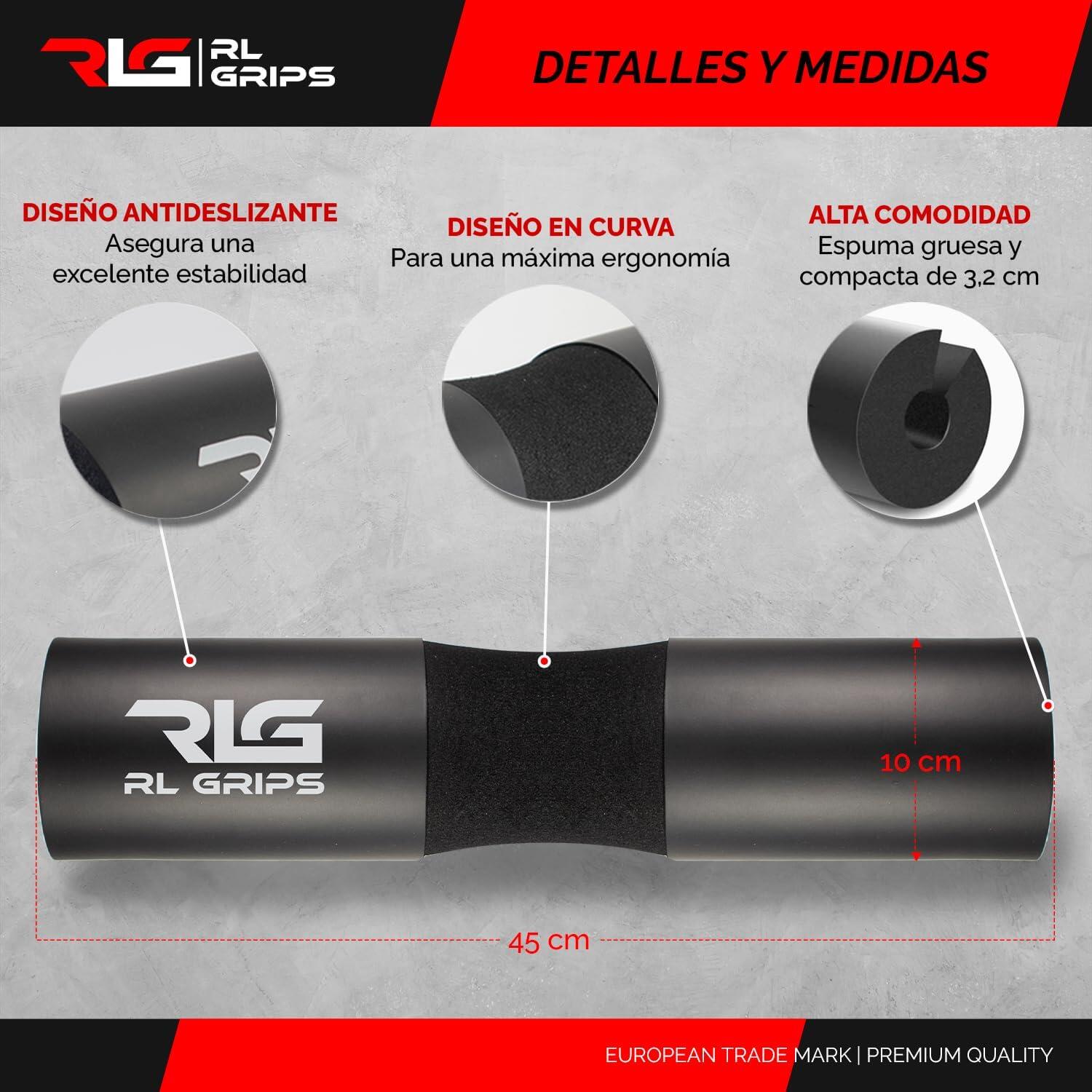 Almofada protetora para barra em agachamentos e hip thrust com 2 correias Rosa 6/7