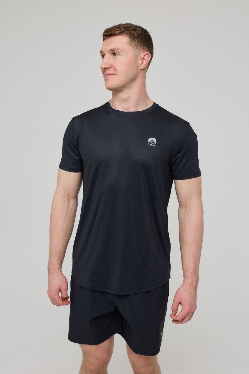 Heren Fitness Sport T-Shirt Elite Zwart 3/5
