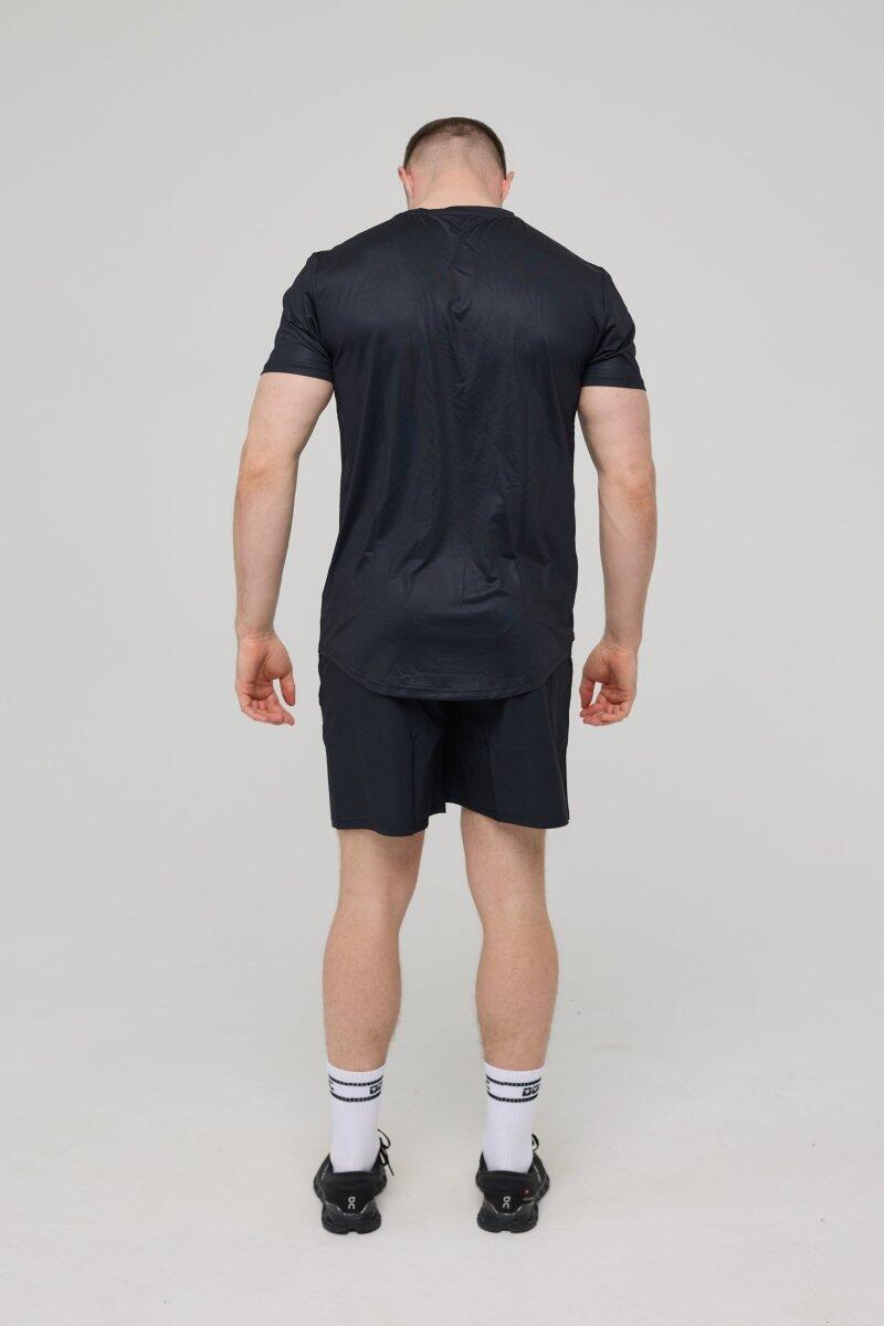 Heren Fitness Sport T-Shirt Elite Zwart 2/5