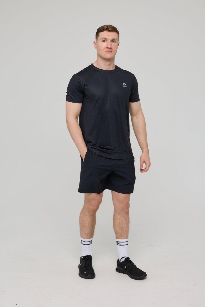 Heren Fitness Sport T-Shirt Elite Zwart 5/5
