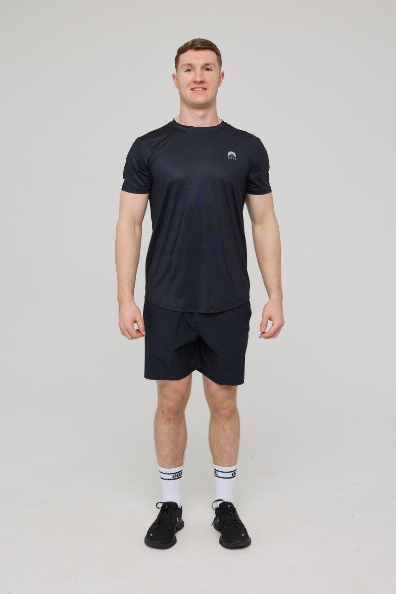 Heren Fitness Sport T-Shirt Elite Zwart 4/5