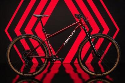 Cale gx eagle - fiets - metallic donkerrood - xl - 50 cm