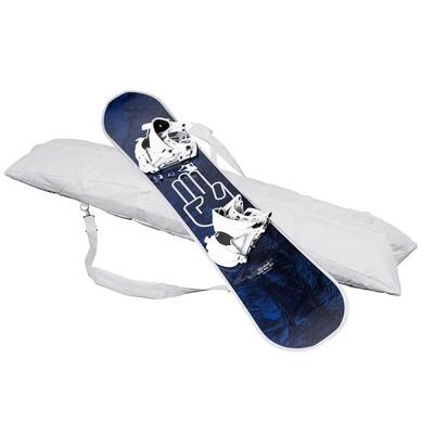Borsa da snowboard idrorepellente 180x40x16 cm - Bianca