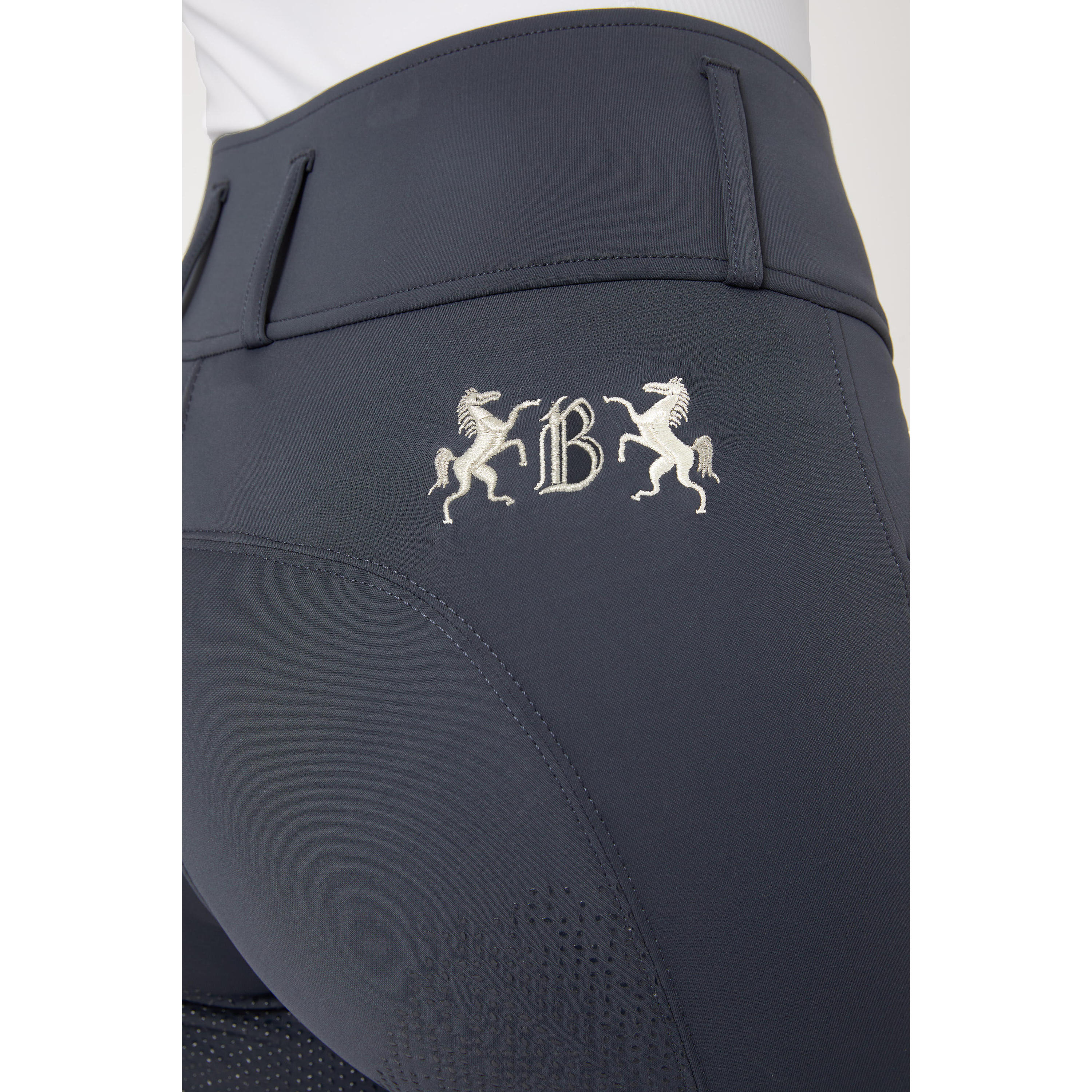 Calças de equitação de cintura alta full grip para mulher B Vertigo Meghan 4/4