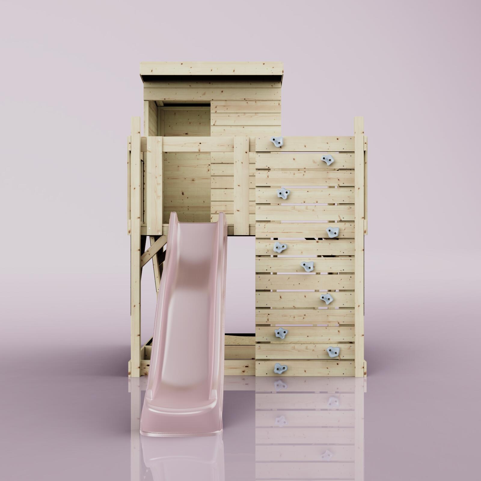 Stelzenhaus Polarlicht in Altrosa - 415 × 190 × 261 cm 2/7