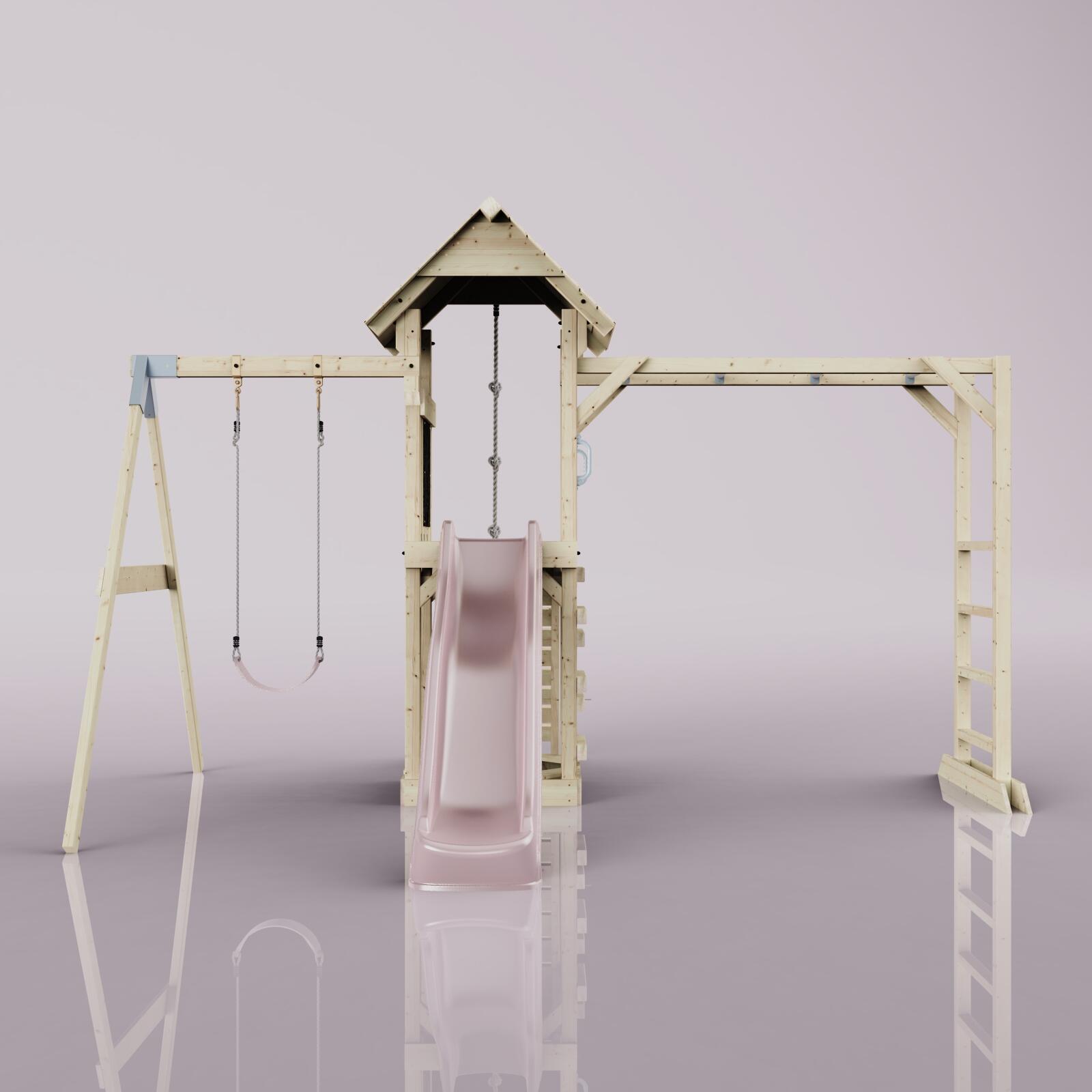 Spielturm Malmö in Altrosa - 358 × 400 × 275 cm 2/6