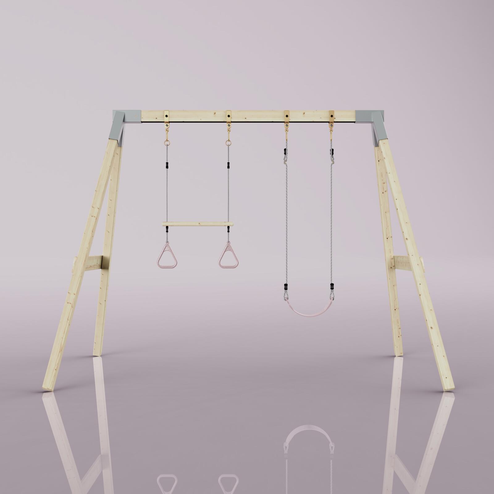 Schaukel Tukan in Altrosa - 182 × 286 × 212 cm 2/6
