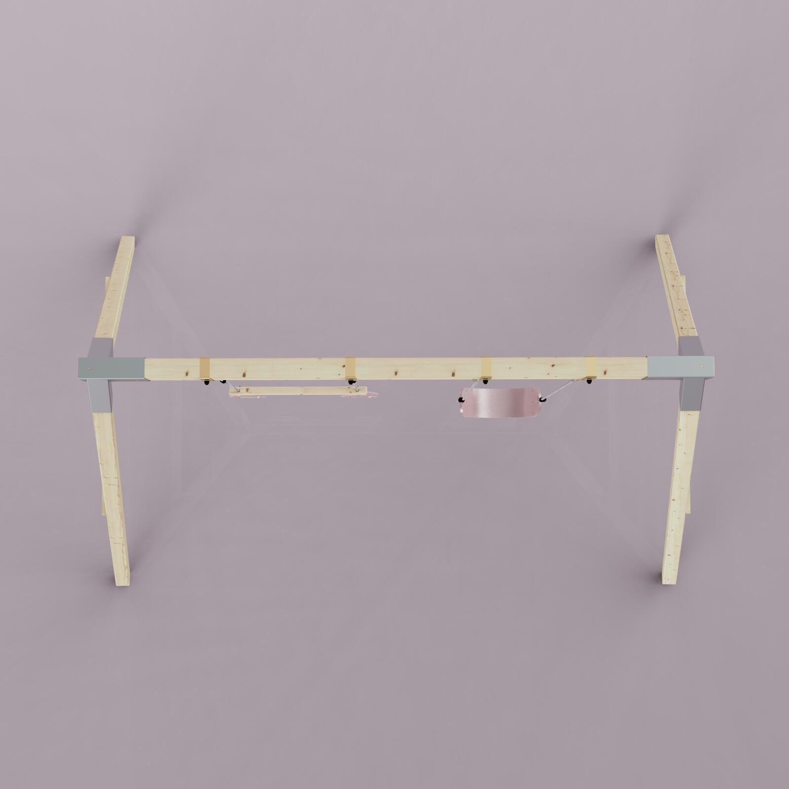 Schaukel Tukan in Altrosa - 182 × 286 × 212 cm 6/6