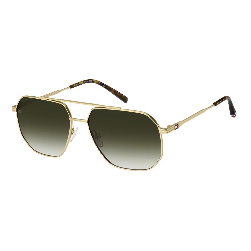 Tommy Hilfiger - Lunettes De Soleil Tommy Hilfiger Th 2191/s Aoz Pour Homme, Taille 60 Mm - Lunettes De Soleil - Jaune|vert - Taille Unique - Decathlon