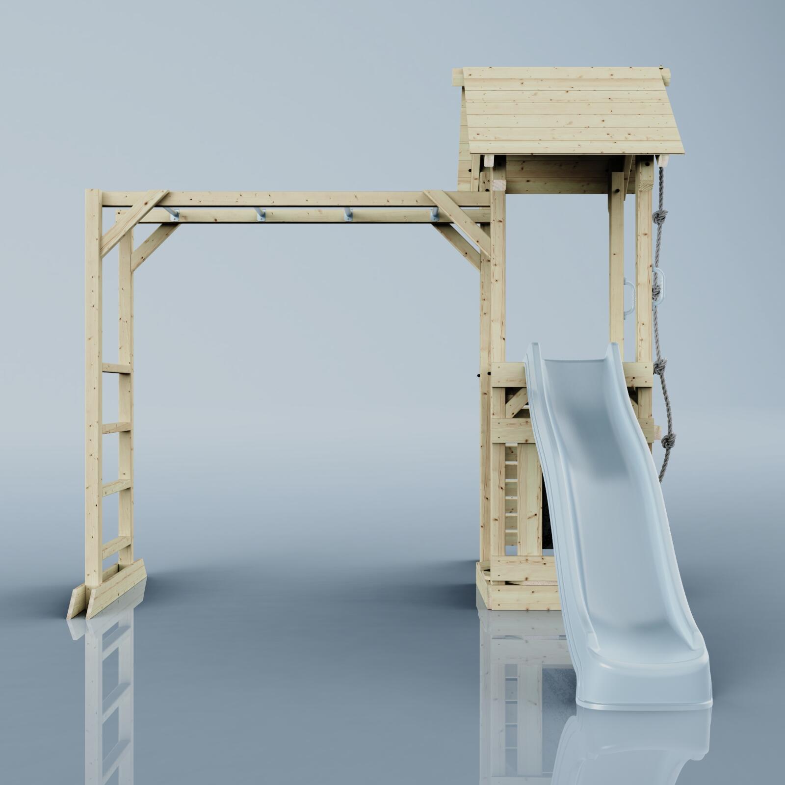 Spielturm Lund in Eisblau - 358 × 295 × 275 cm 2/6