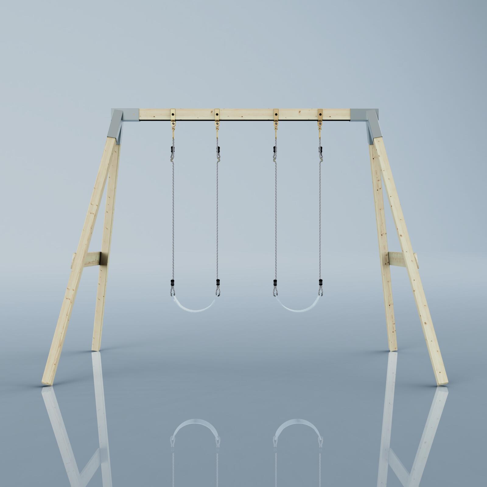 Schaukel Nachtfalter in Eisblau - 182 × 286 × 212 cm 2/6