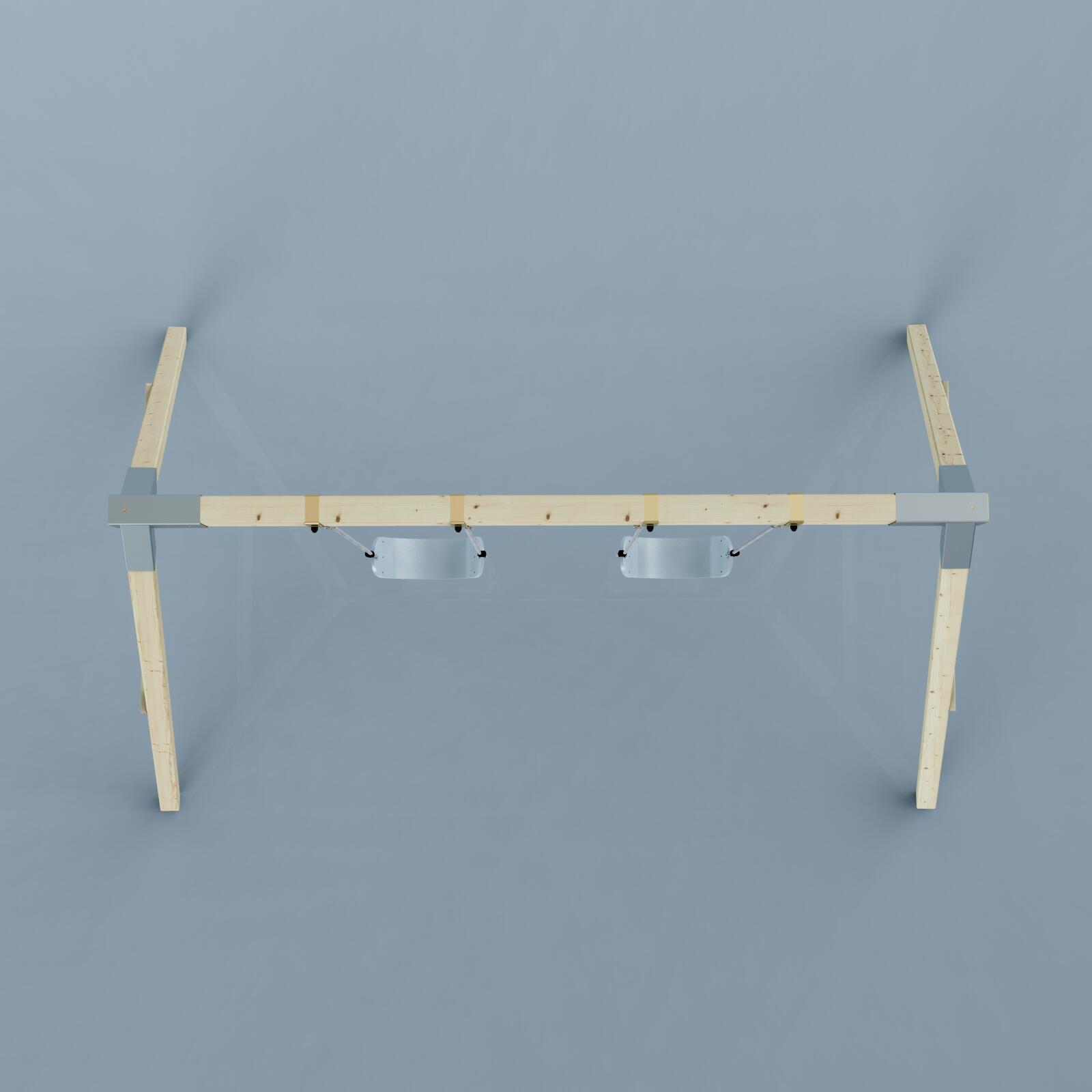 Schaukel Nachtfalter in Eisblau - 182 × 286 × 212 cm 6/6