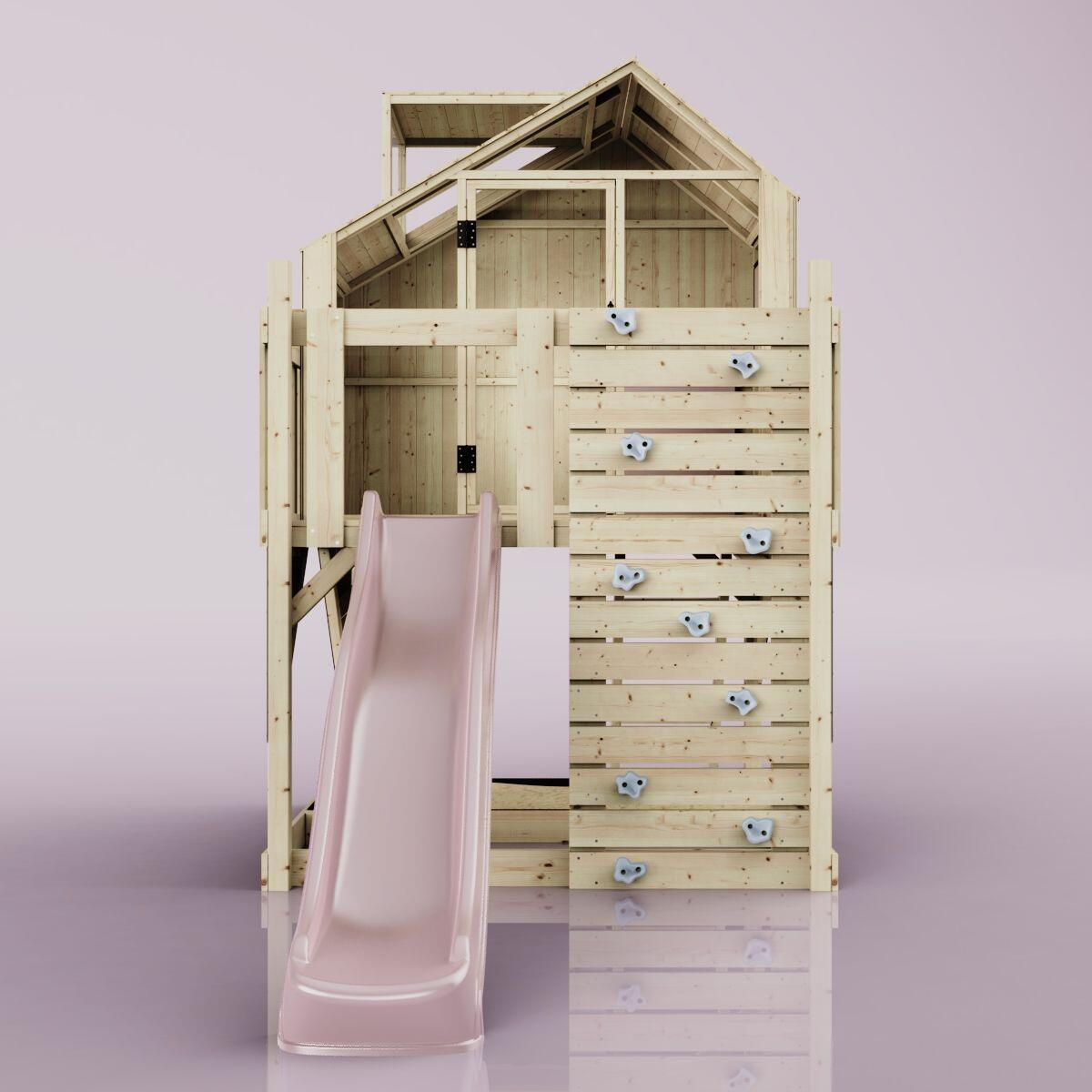 Stelzenhaus Meteorit in Altrosa - 414 × 190 × 291 cm 2/6