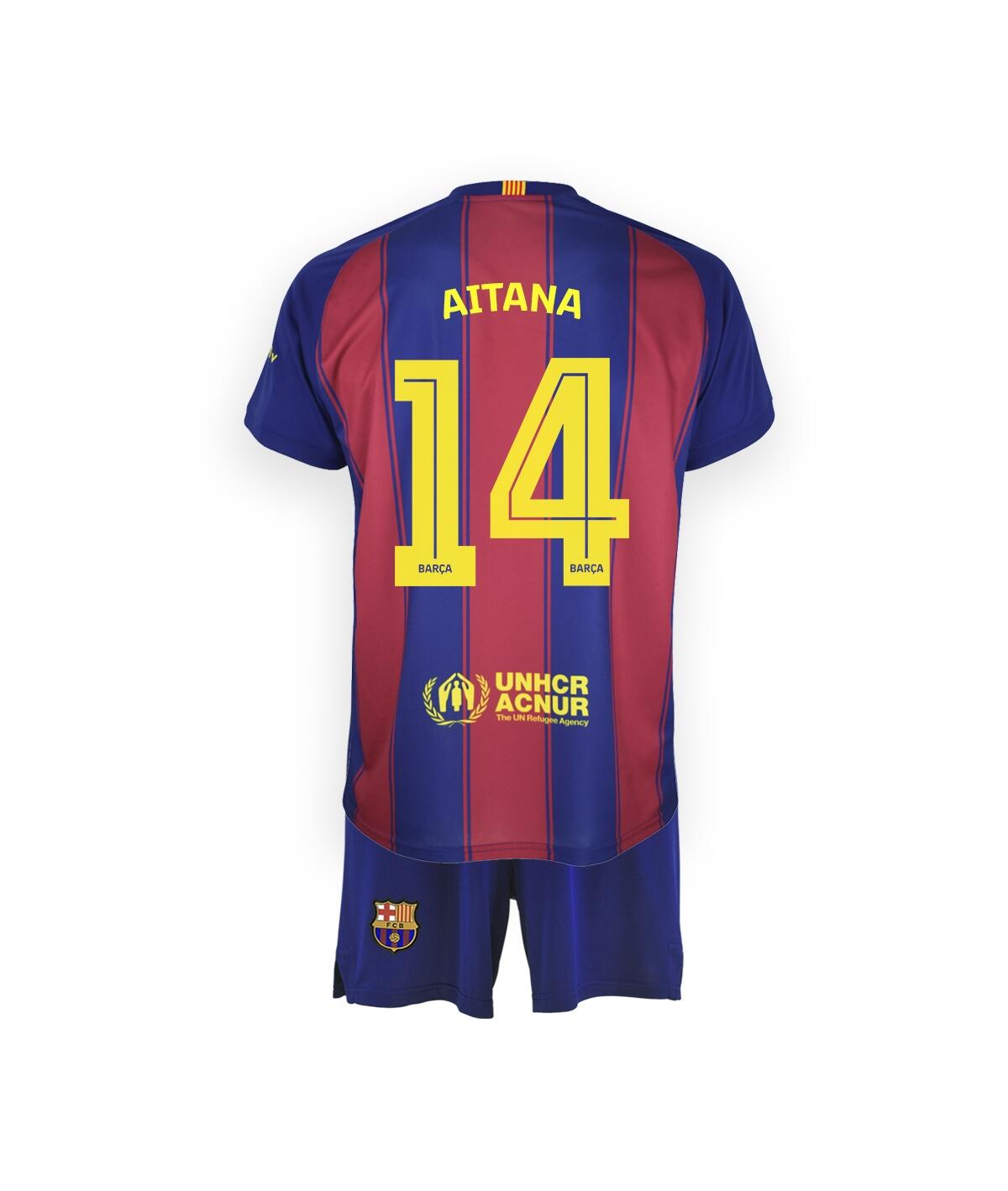 Camisola Aitana Principal FC Barcelona Réplica Oficial 25/26 - Criança 3/7