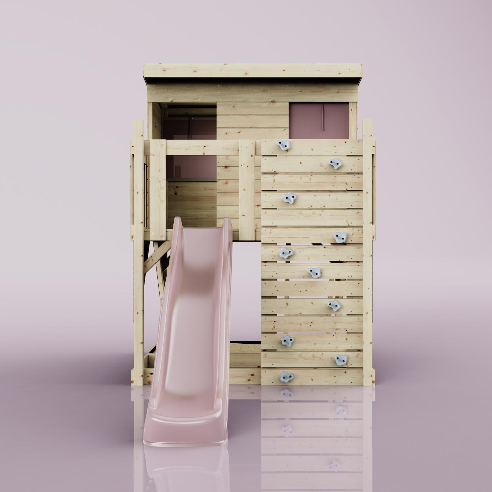 Stelzenhaus Polarstern in Altrosa - 415 × 190 × 260 cm 2/7