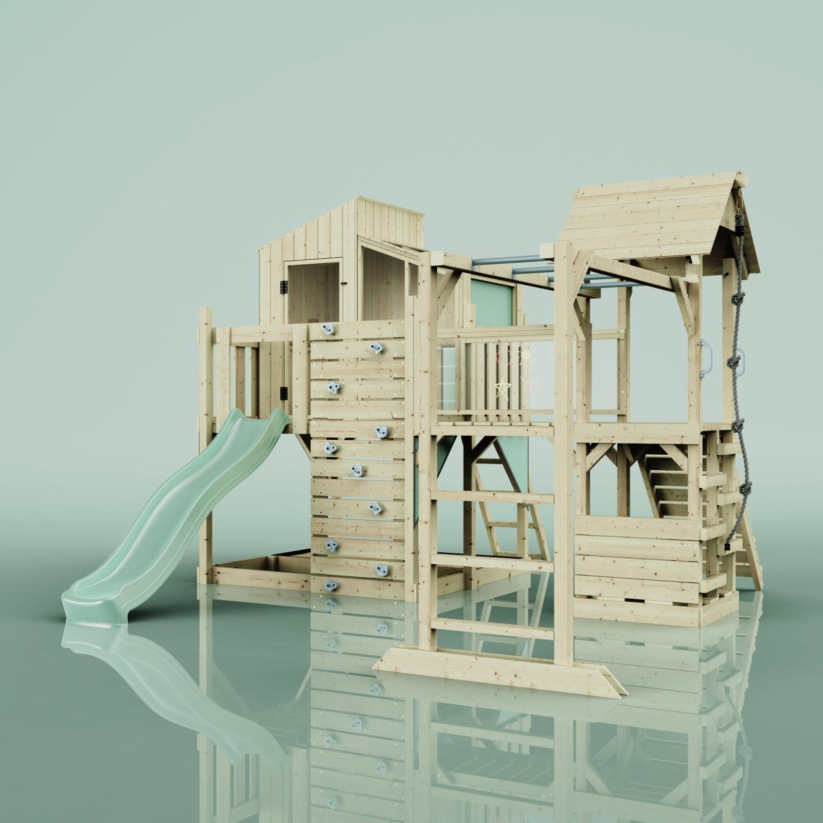 Spielturm Ludvig in Mintgrün - 406 × 444 × 291 cm 5/5