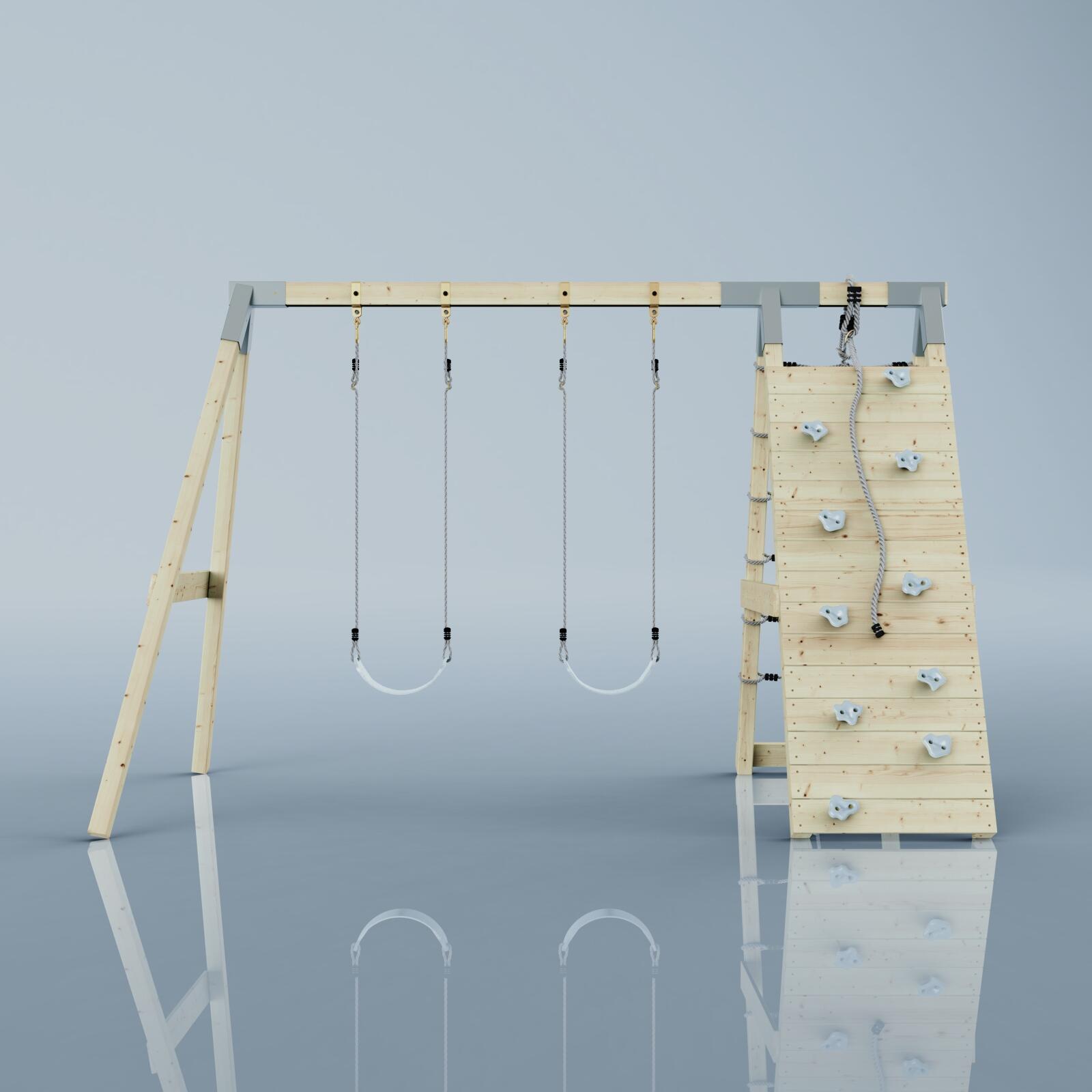 Klettergerüst Biene in Eisblau - 182 × 326 × 212 cm 2/6