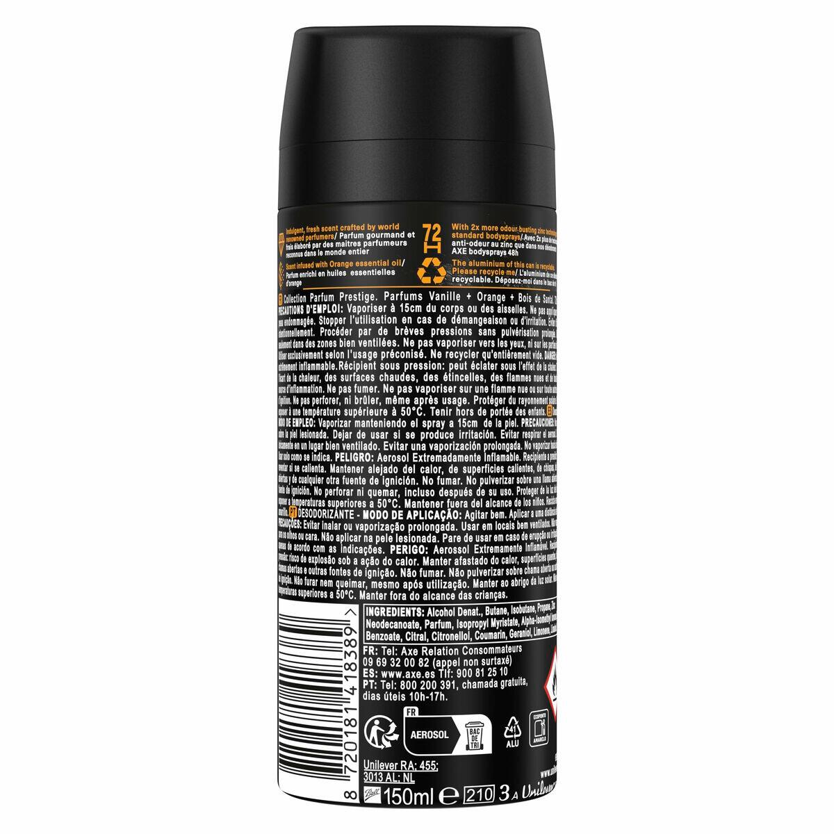 Spray déodorant AXE AXE BLACK VANILLA 150 ml 3/5