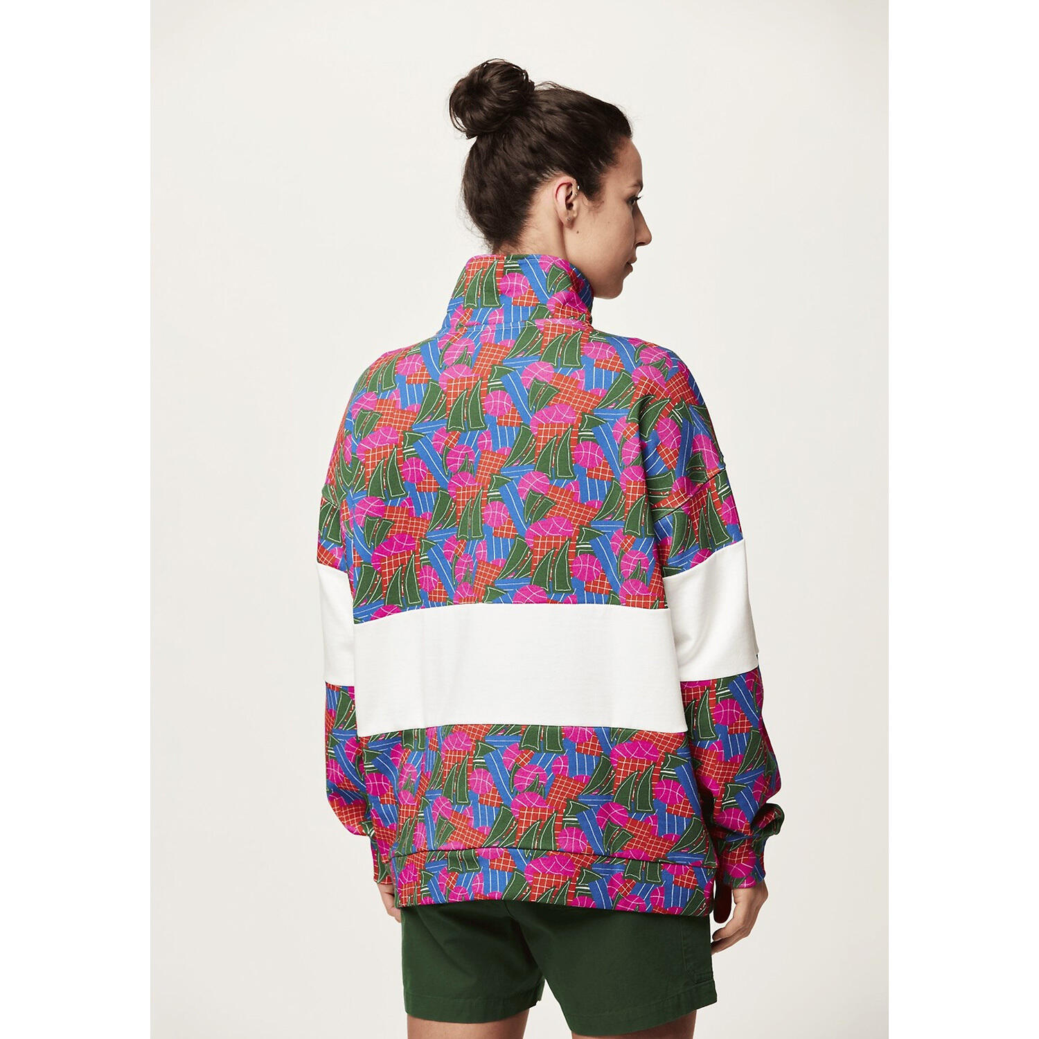 Damen Pullover W FIR RUGBY 1/4 ZIP SWEATER 4/5