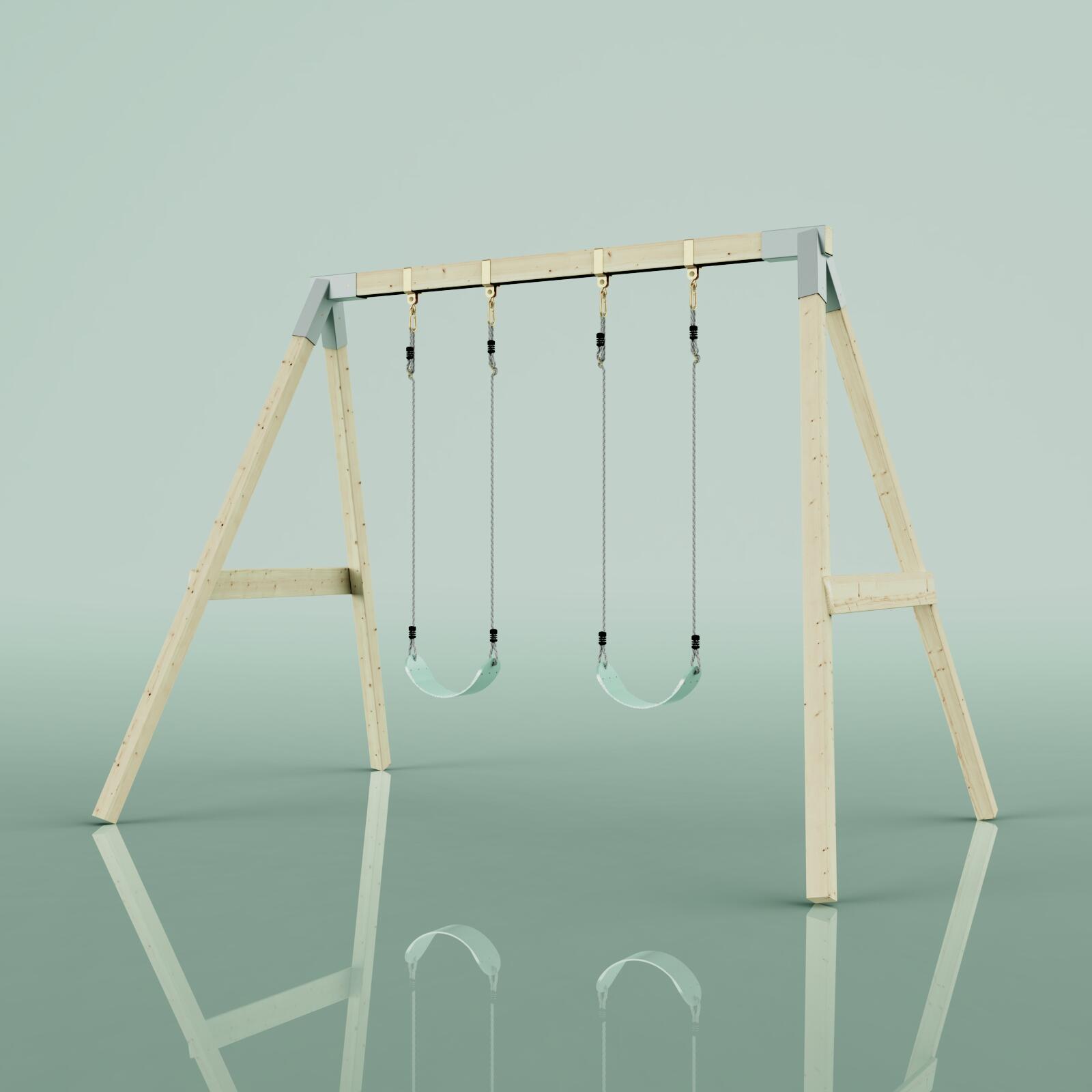 Schaukel Nachtfalter in Mintgrün - 182 × 286 × 212 cm 5/6