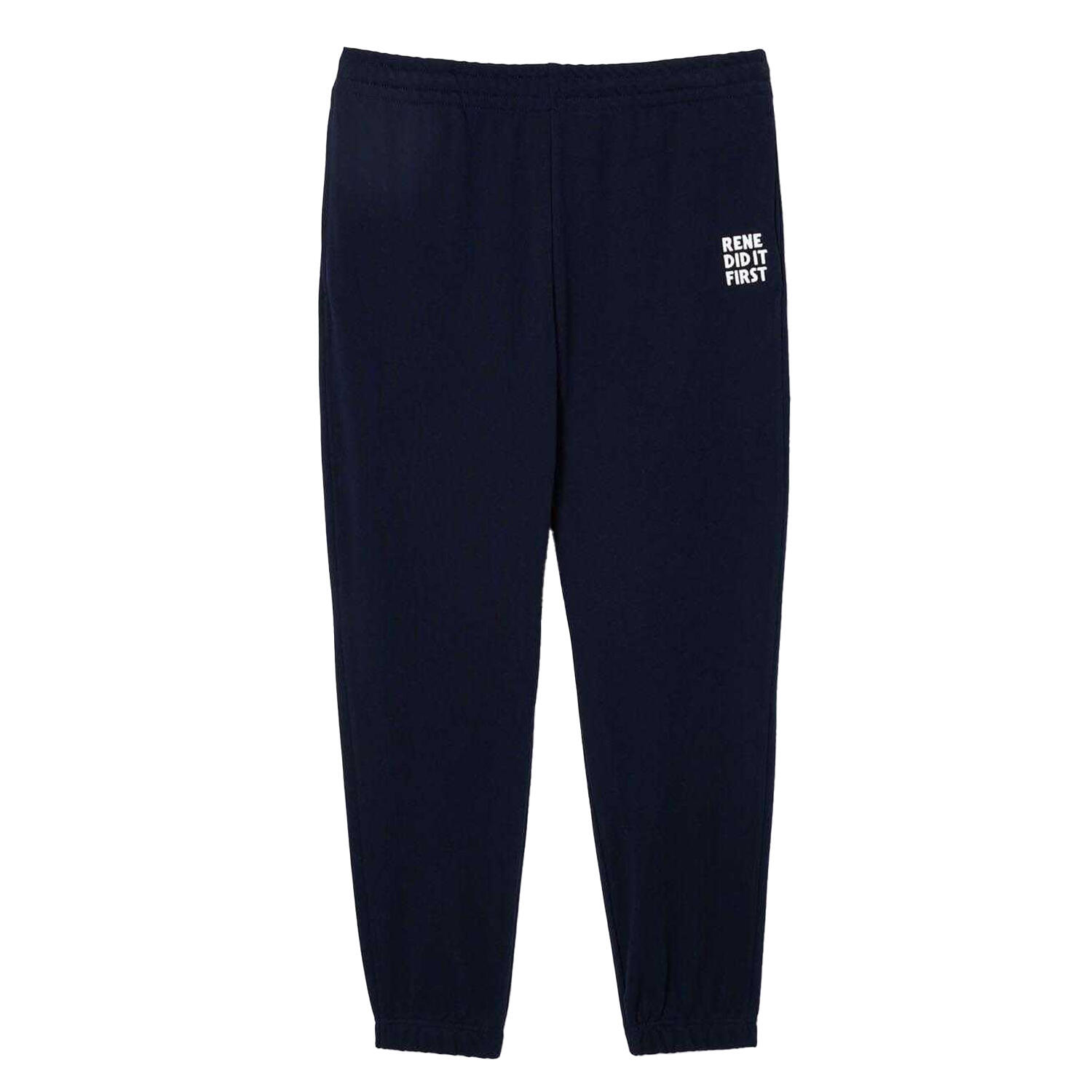 LACOSTE Mens Relaxed Fit Jogging Bottoms (Navy)
