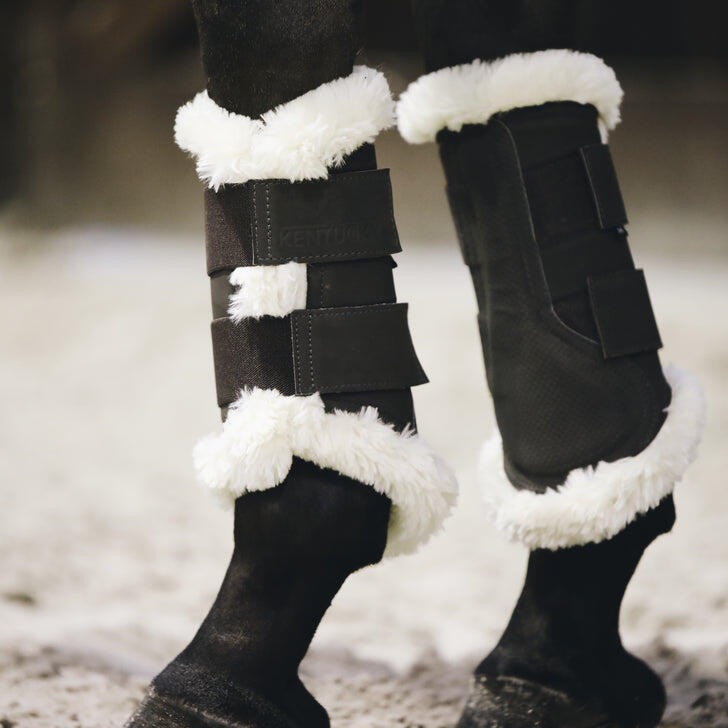 Kentucky Horsewear - Guetres De Dressage Turnout Boots Air - Kentucky - Guêtres Cheval - Marron - 42 M/l - Decathlon