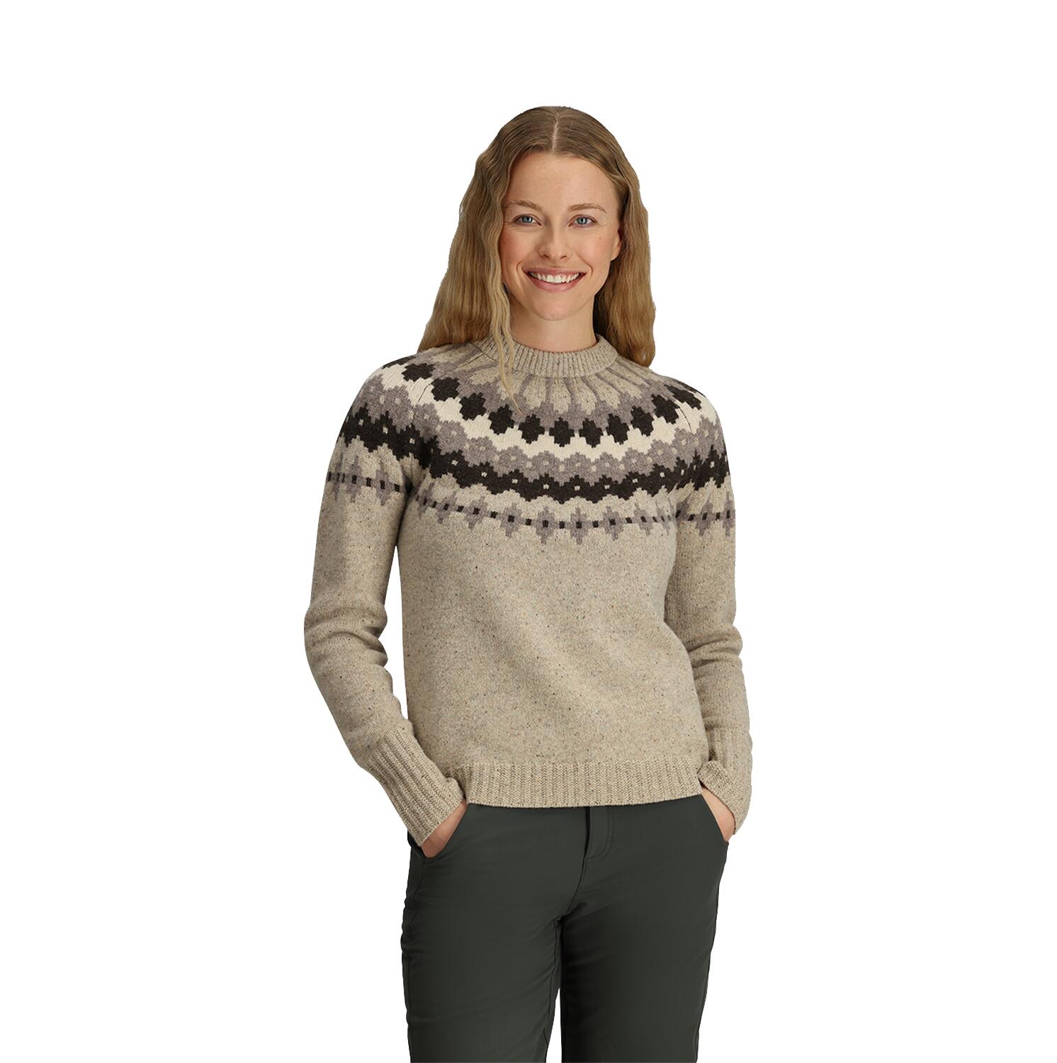 Rockcraft Wool Trui Dames Sweater Sandstone Snowcreek Pt 3/5