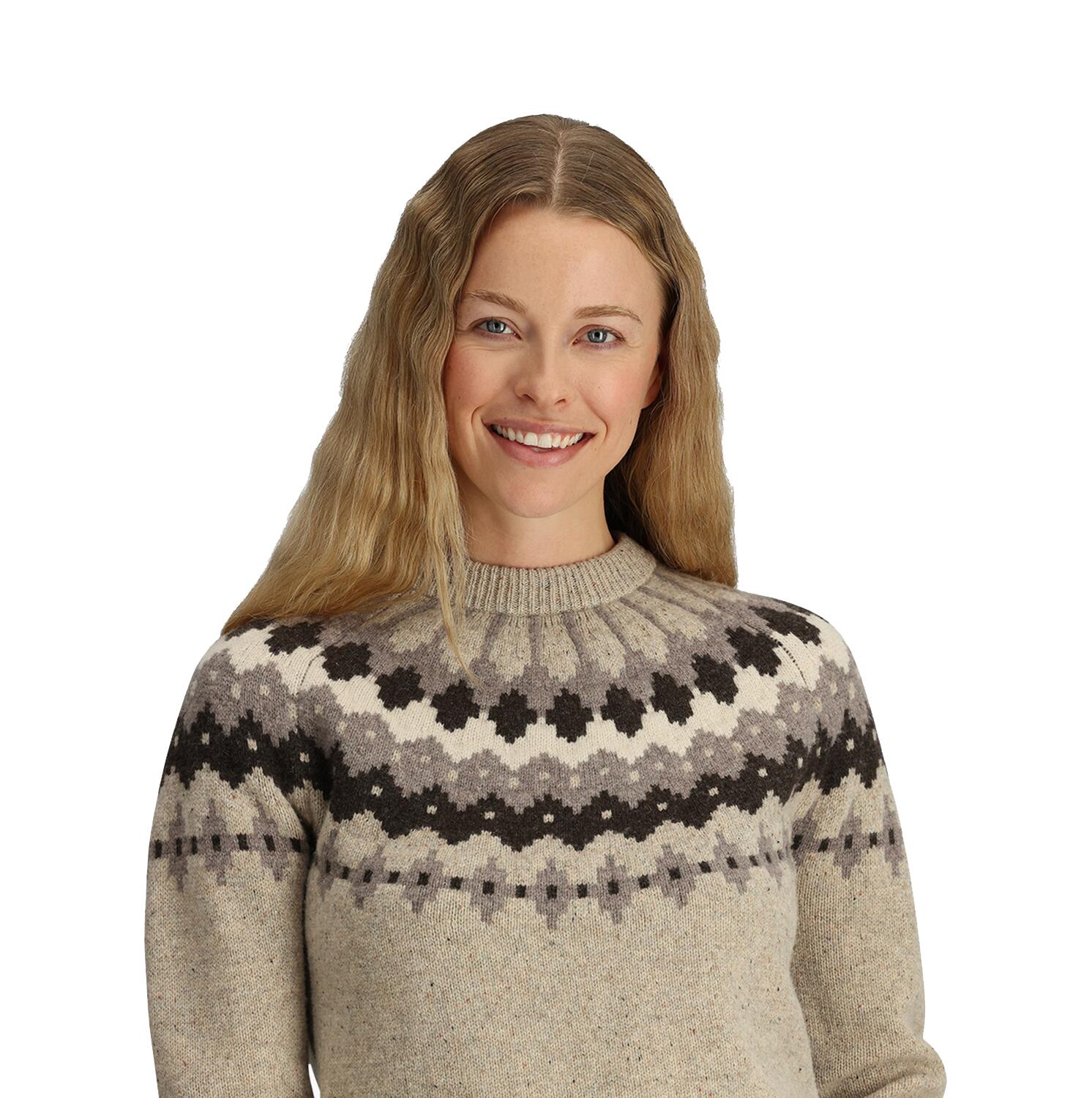 Rockcraft Wool Trui Dames Sweater Sandstone Snowcreek Pt 2/5