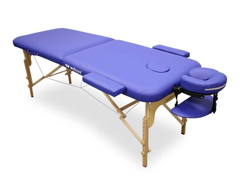 WELLCORE Lettino da massaggio pieghevole in legno WELLCORE 185 x 65 cm