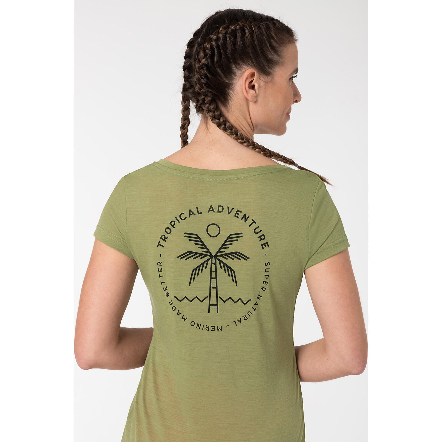 Damen T-Shirt W TROPICAL ADVENTURE TEE 4/4