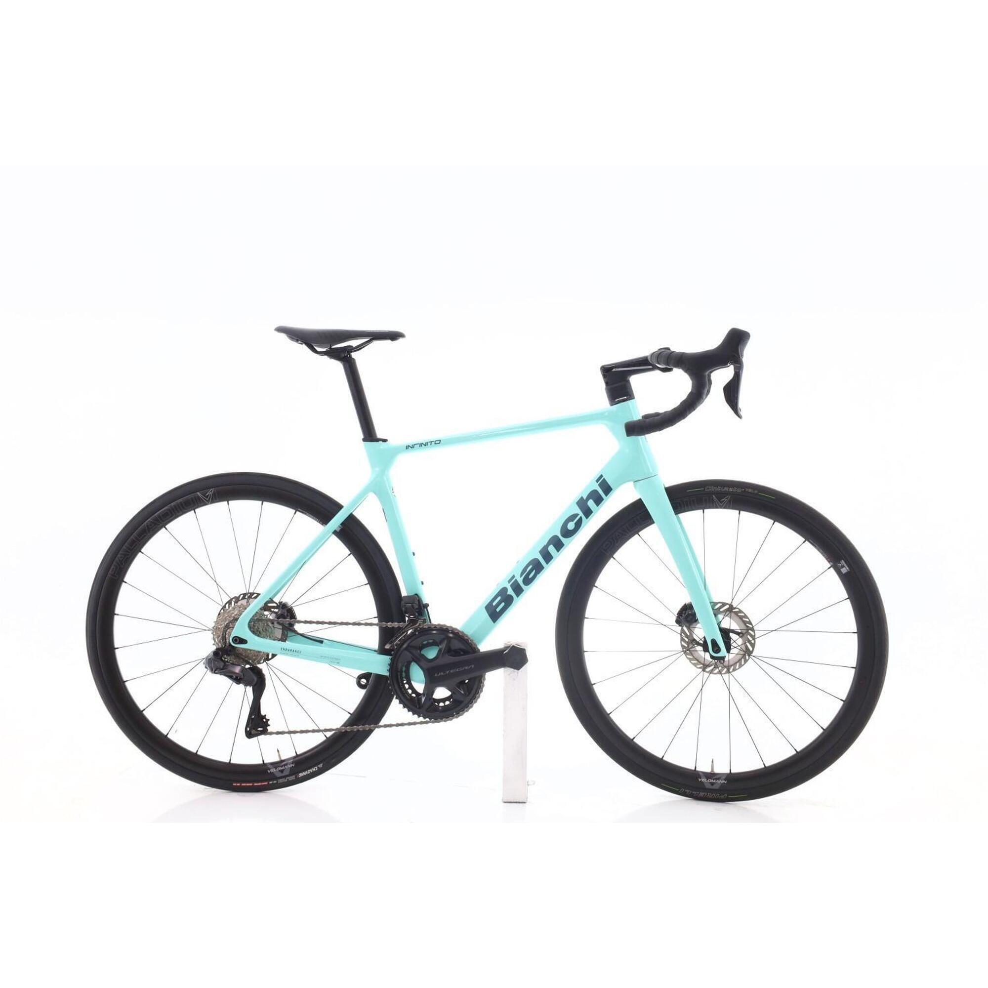 Bianchi - Vélo De Route Reconditionné ·  Infinito Di2 12v · Très Bon État - Vélo Route - Blanc - 56 - Decathlon