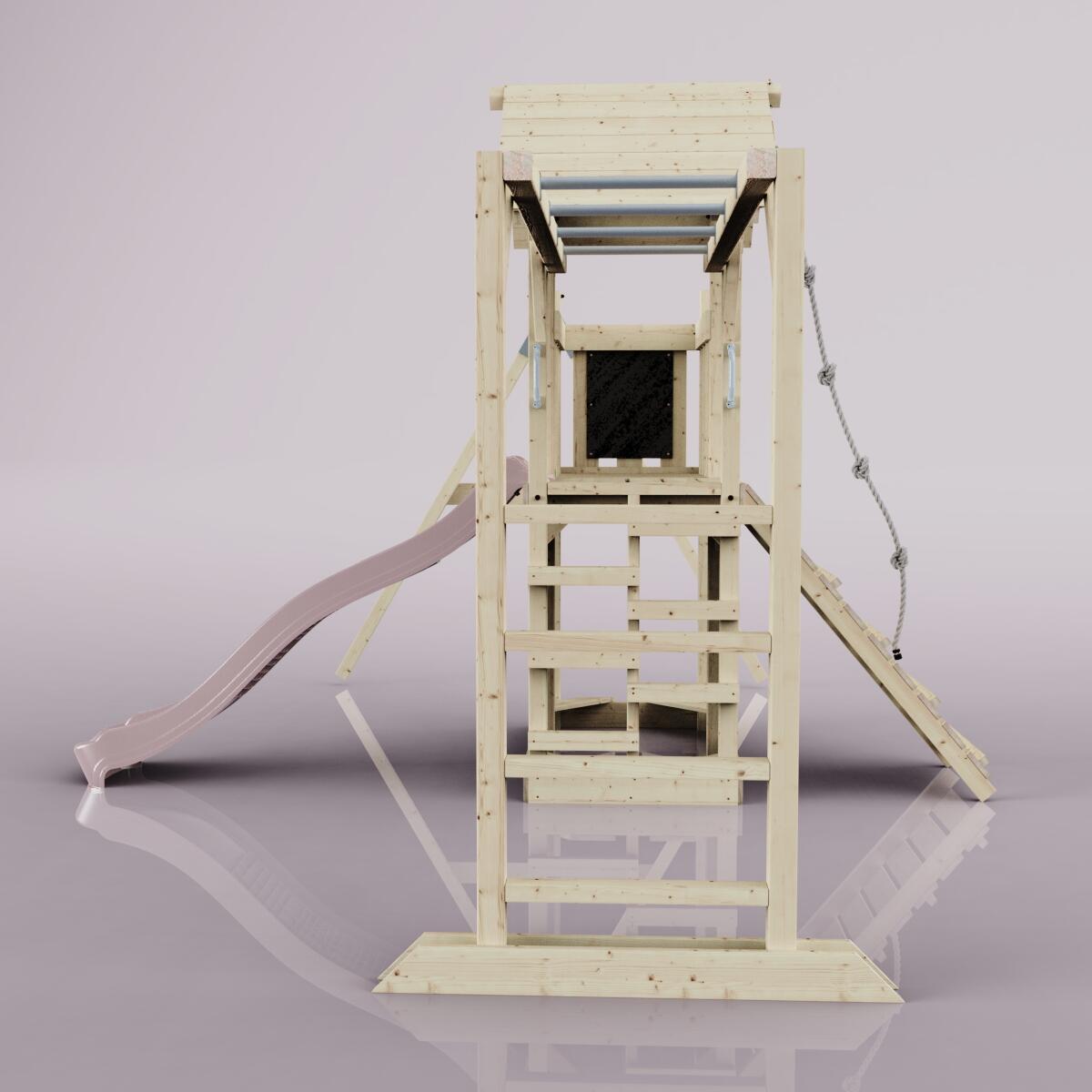Spielturm Strömsund in Altrosa - 358 × 472 × 275 cm 3/6