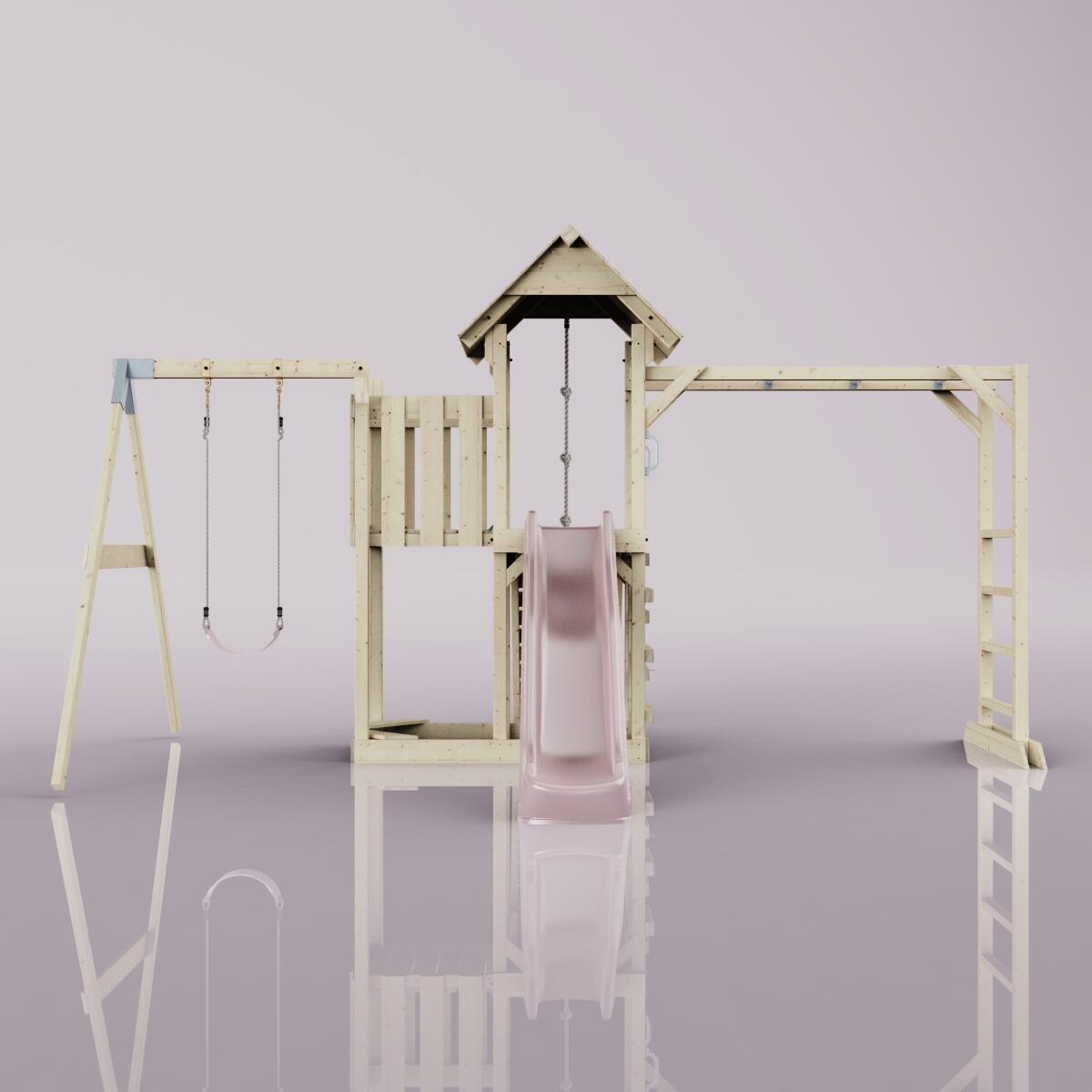 Spielturm Strömsund in Altrosa - 358 × 472 × 275 cm 2/6