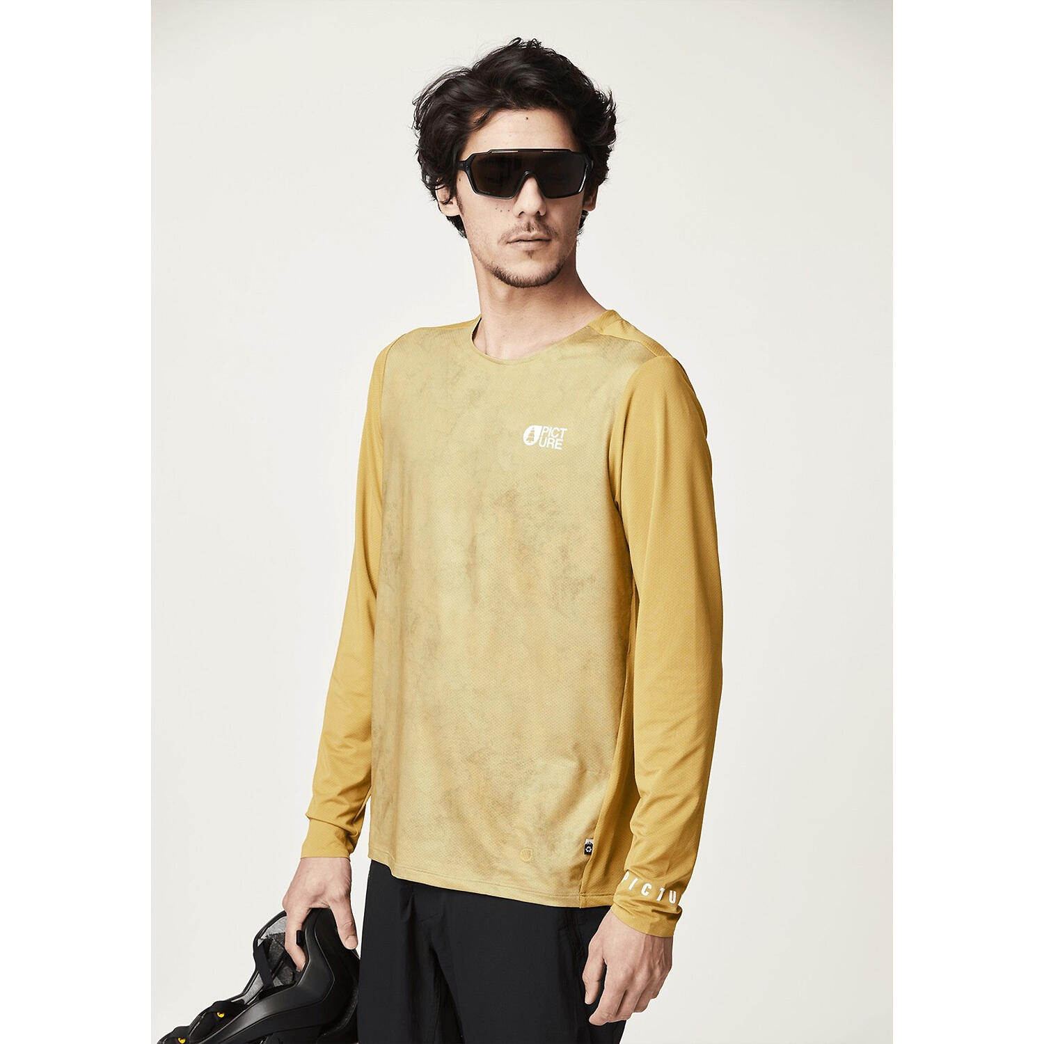 Herren T-Shirt M OSBORN PRINTED LS TEE 3/7