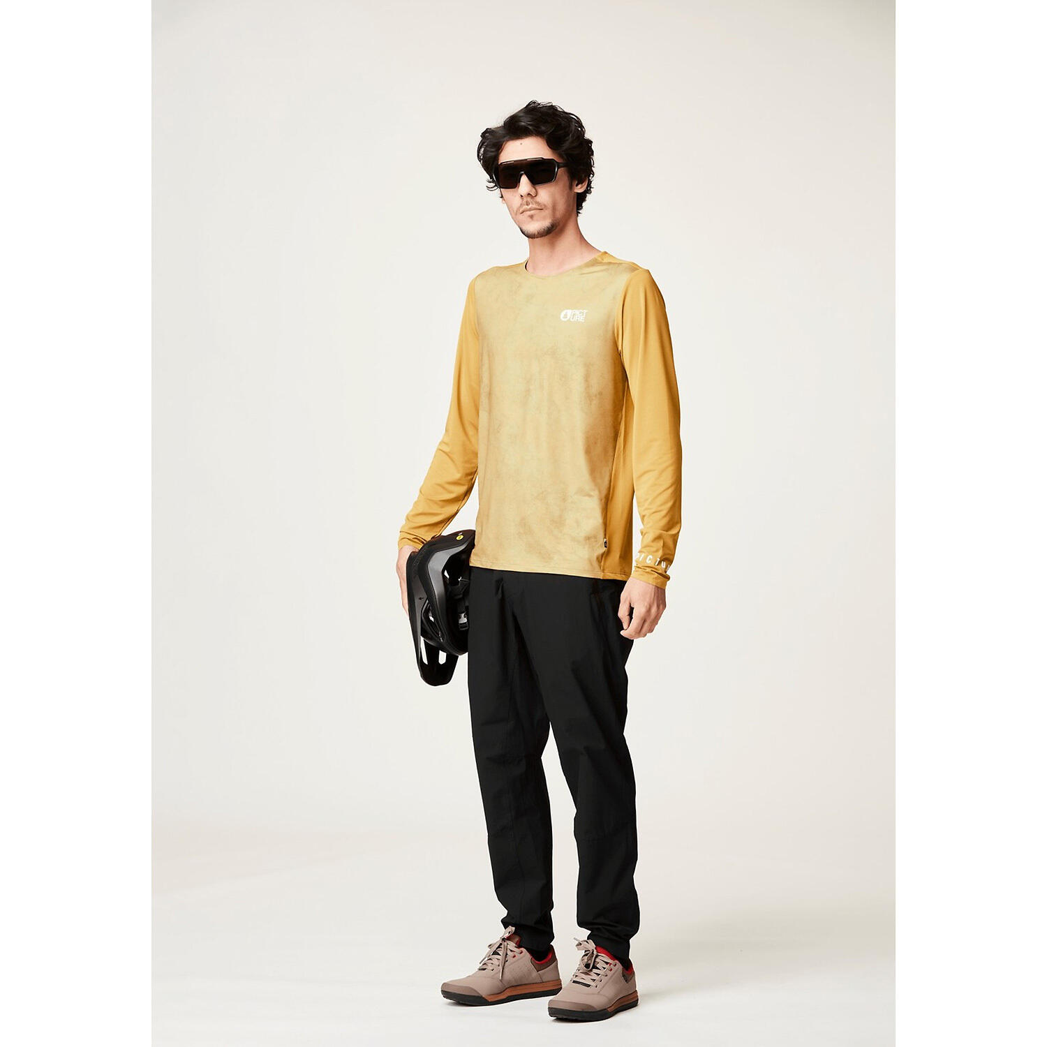 Herren T-Shirt M OSBORN PRINTED LS TEE 7/7