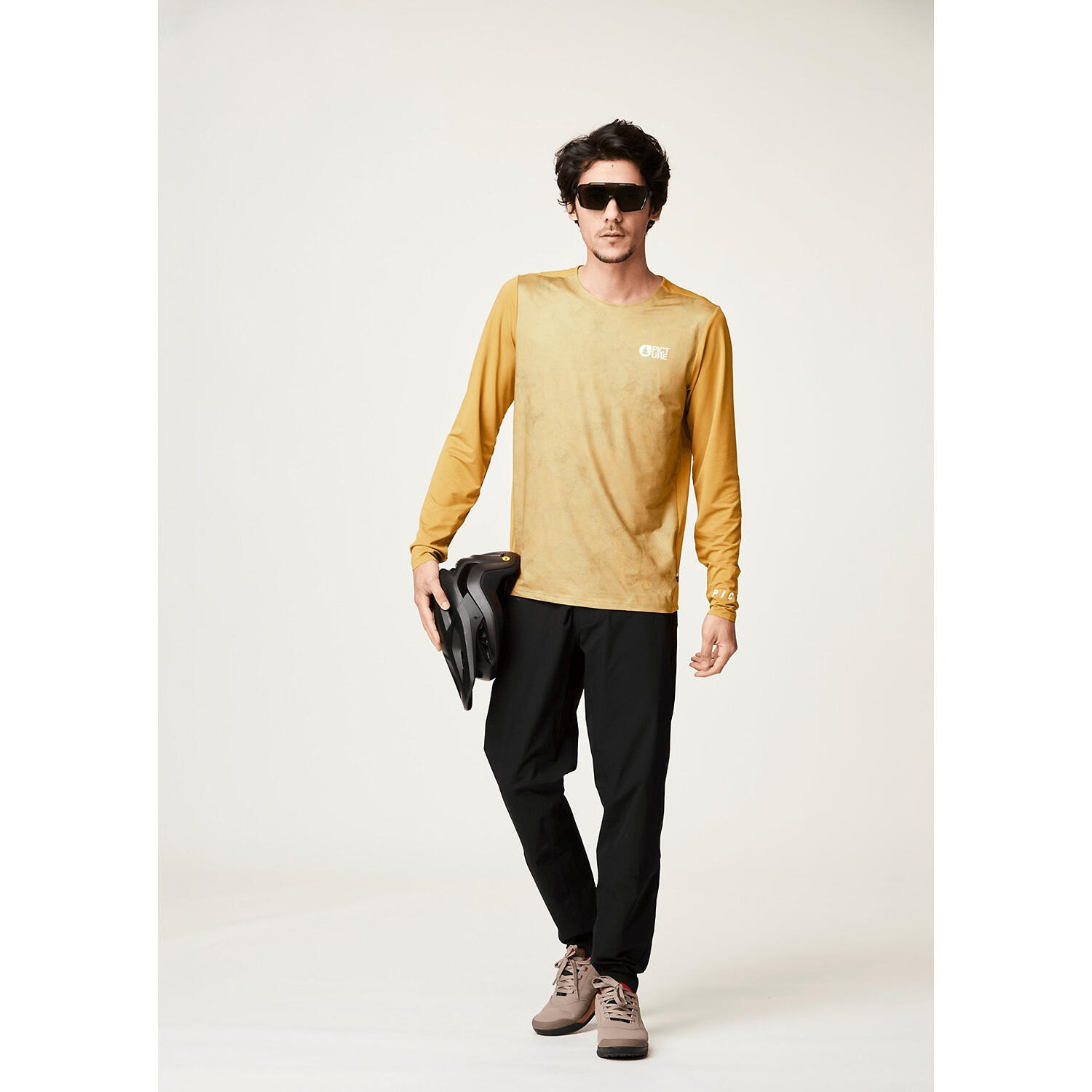 Herren T-Shirt M OSBORN PRINTED LS TEE 5/7