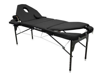 WELLCORE brancard pliable en aluminium 185 x 65 cm avec dossier double