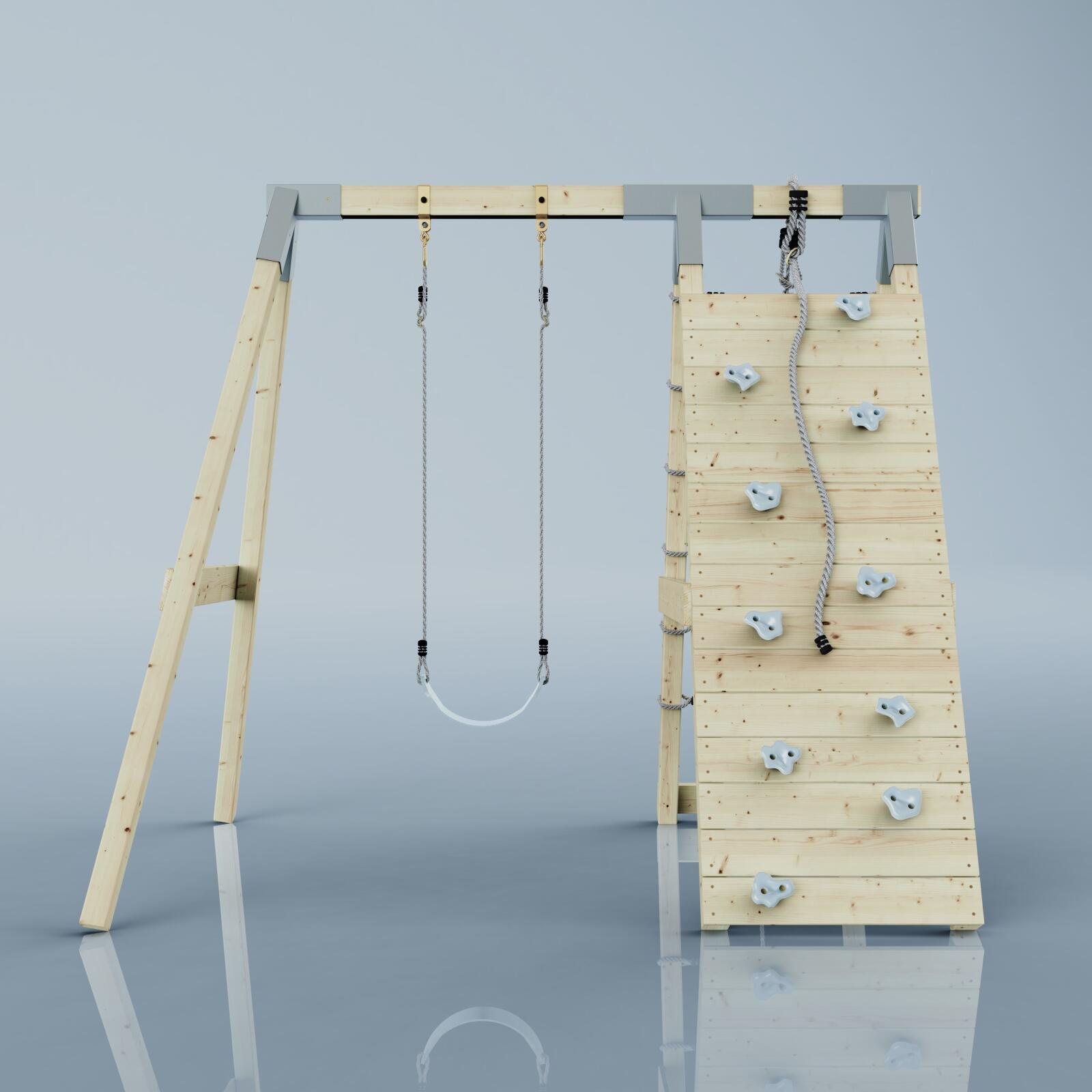 Klettergerüst Chamäleon in Eisblau - 182 × 236 × 212 cm 2/6