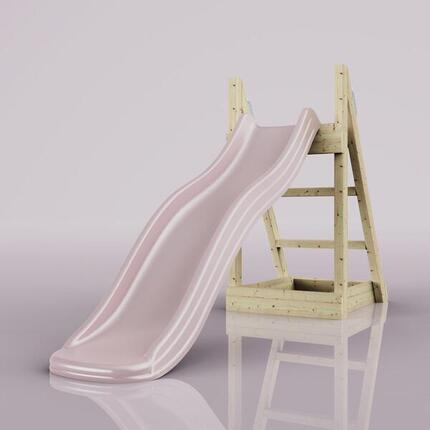 Rutsche Gecko 175 cm in Altrosa - 60 × 220 × 116 cm