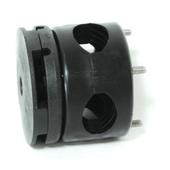 Collier de fixation pour porte pare-battage inox -