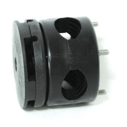 Collier de fixation pour porte pare-battage inox -