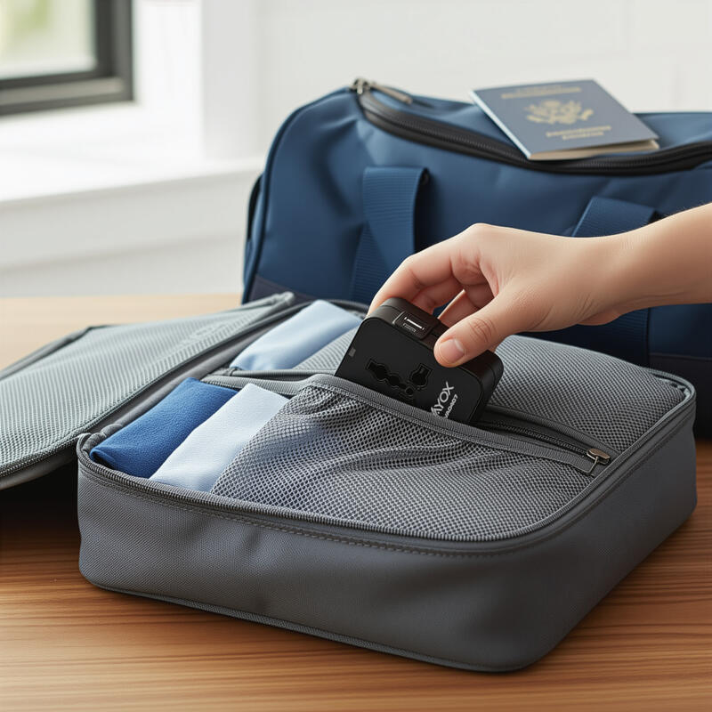 Adaptor de călătorie Vayox VA0407 priză UK/US/EU/AU USB-C
