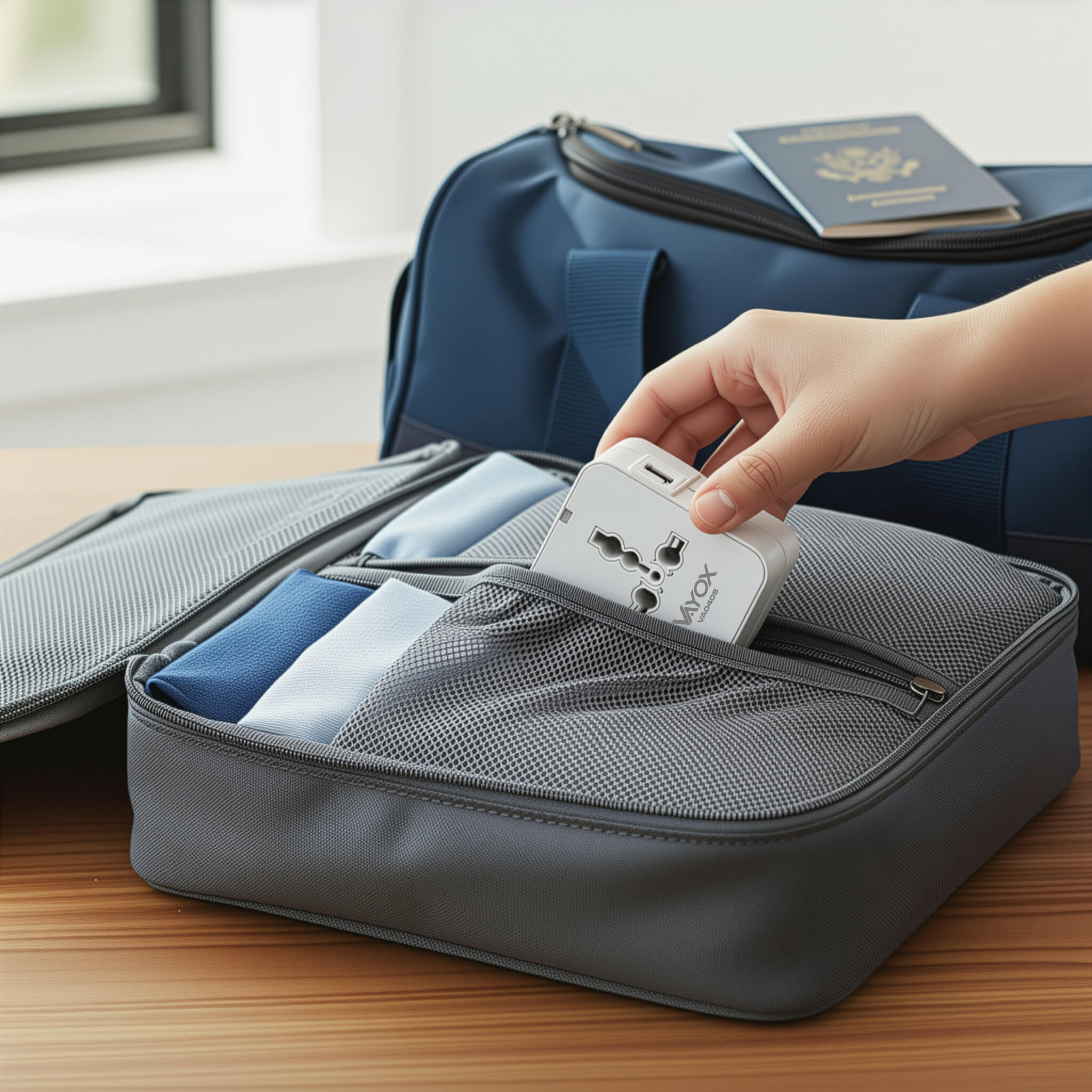 Universele adapter, stekkeradapter met USB C, internationale stekkeradapter, stroomvoorziening voor Japan, Europa, Engeland Universele adapter, stekkeradapter met USB C, internationale stekkeradapter, stroomvoorziening voor Japan, Europa, Engeland