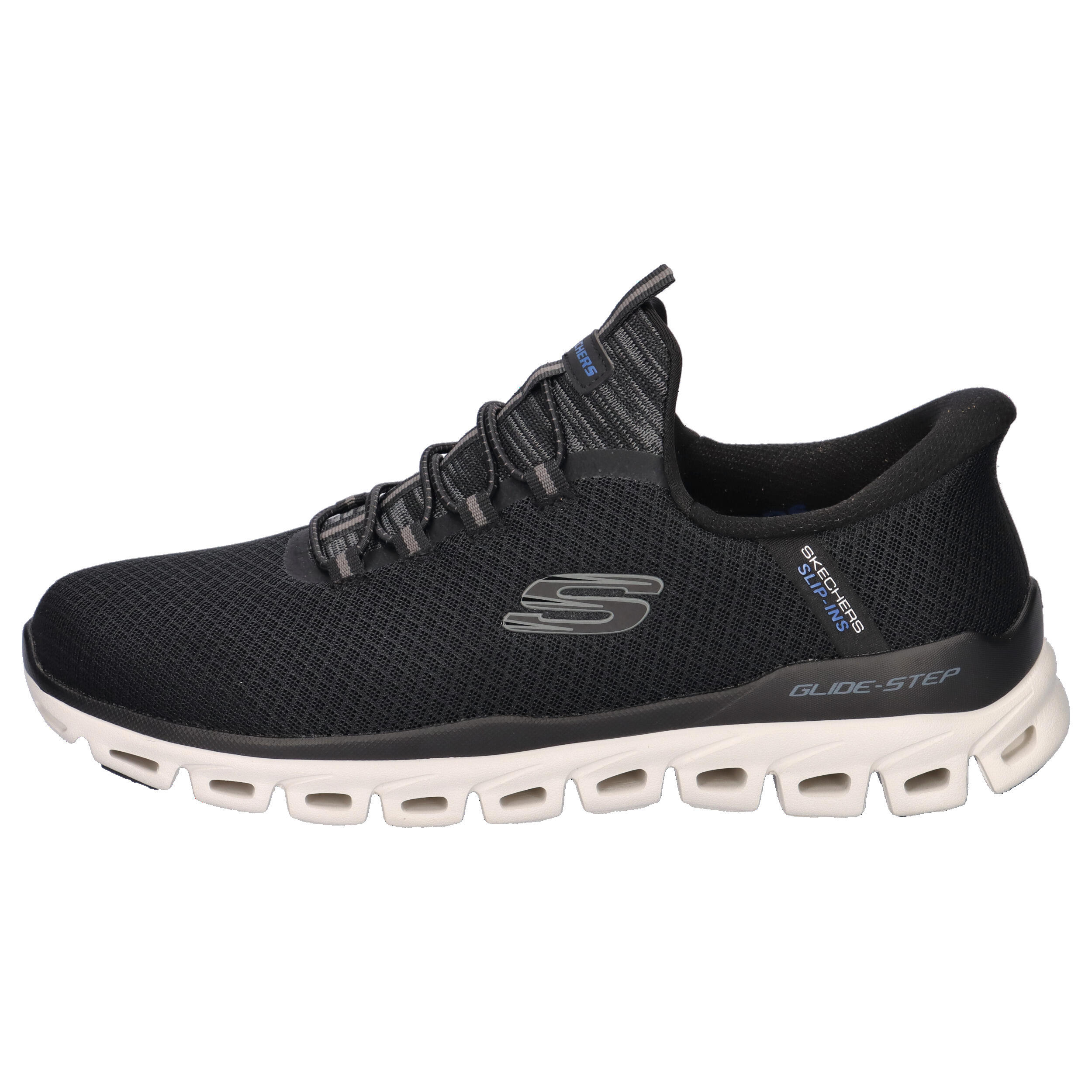 Chaussures Hommes Skechers Glide Step noir 2/7