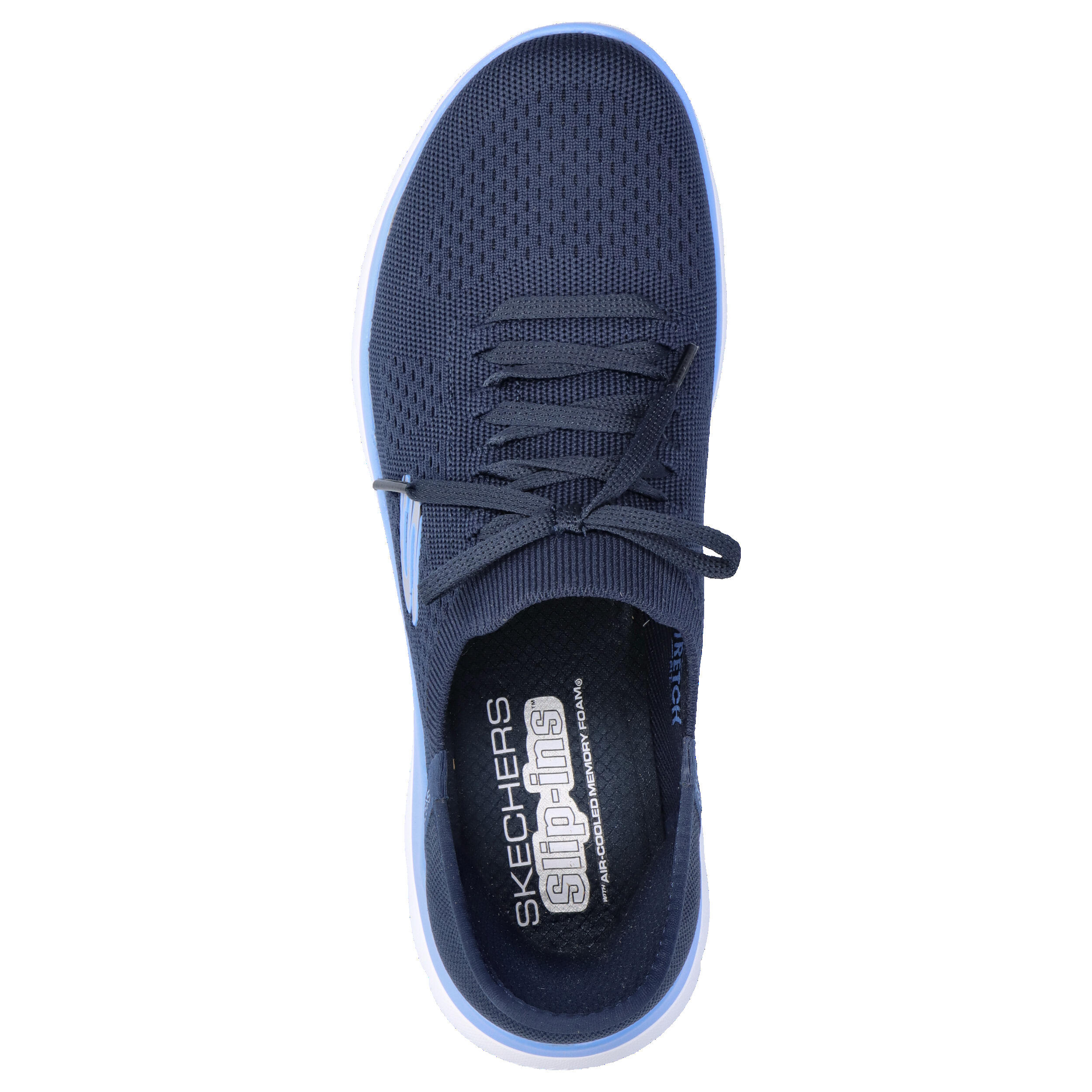 Sapatilhas Mulher Skechers Slipins Summits New Daily Azul 5/15