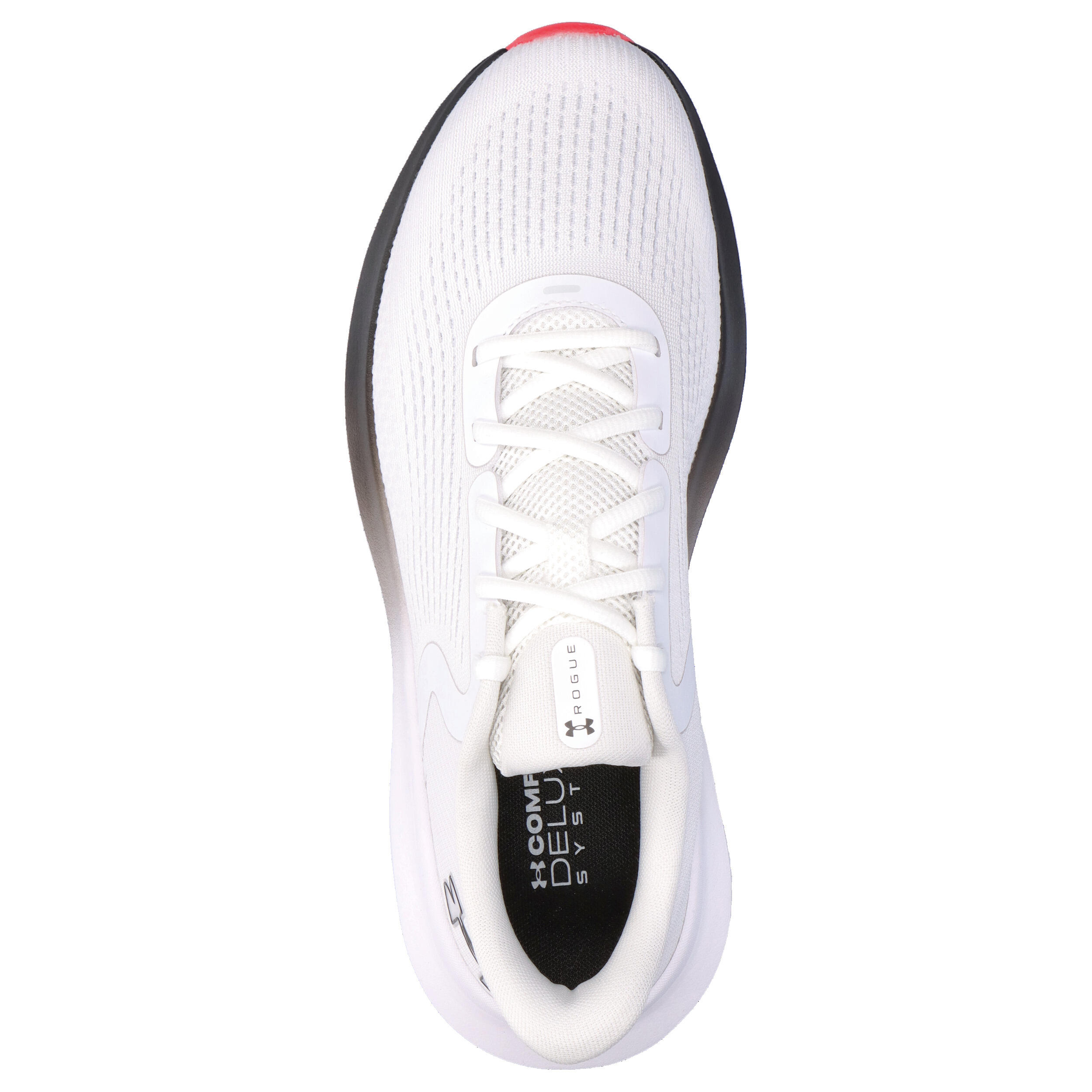 Chaussures de course Under Armour Charged Rogue 5 Blanc/Rouge 5/14