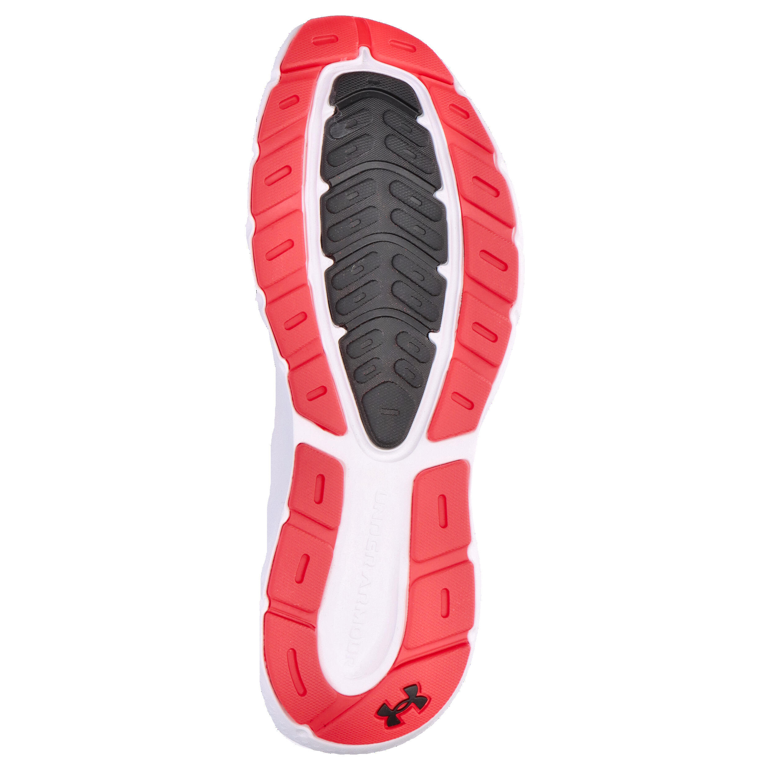 Chaussures de course Under Armour Charged Rogue 5 Blanc/Rouge 6/14